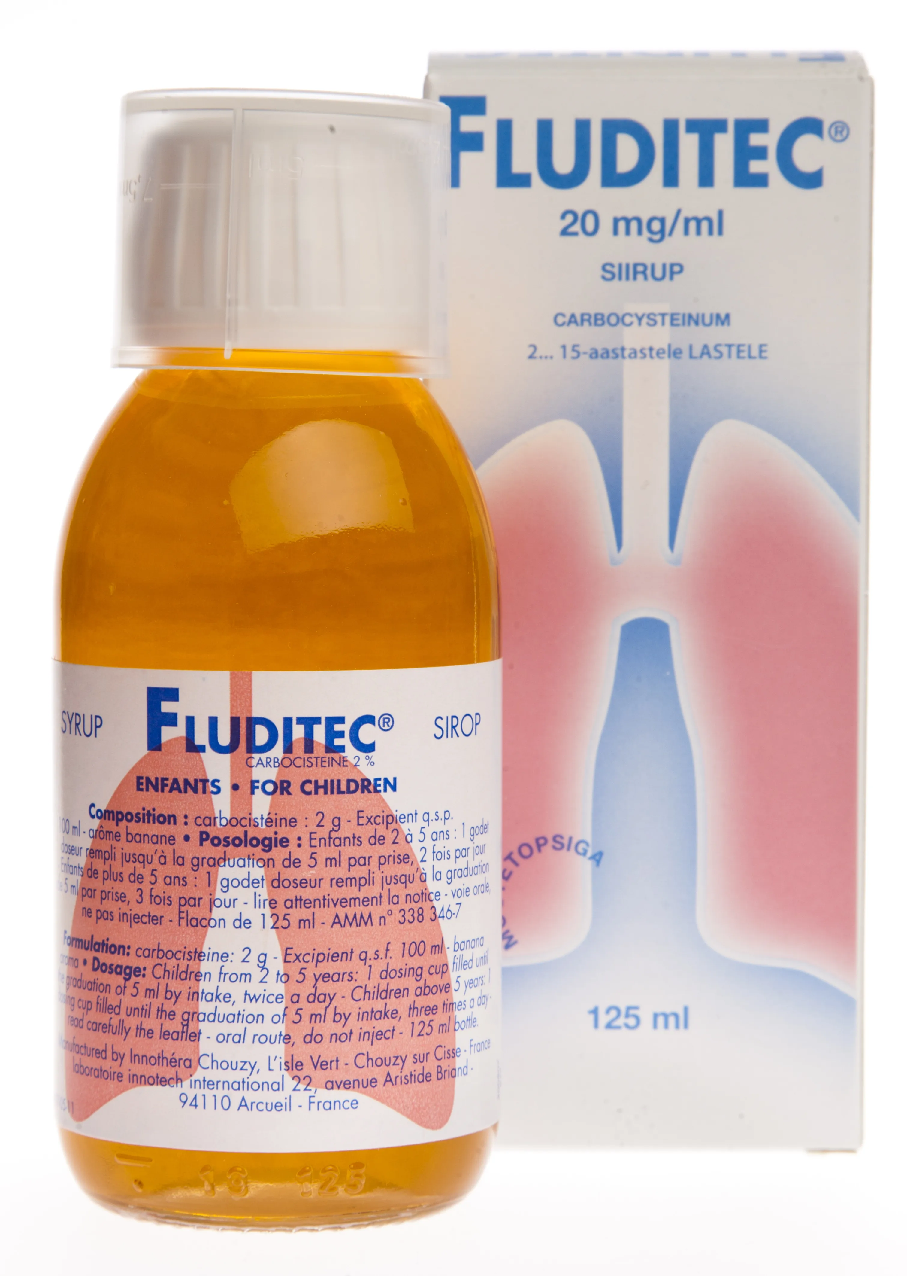 FLUDITEC SIR 20MG/ML 125ML - Tootepilt 
