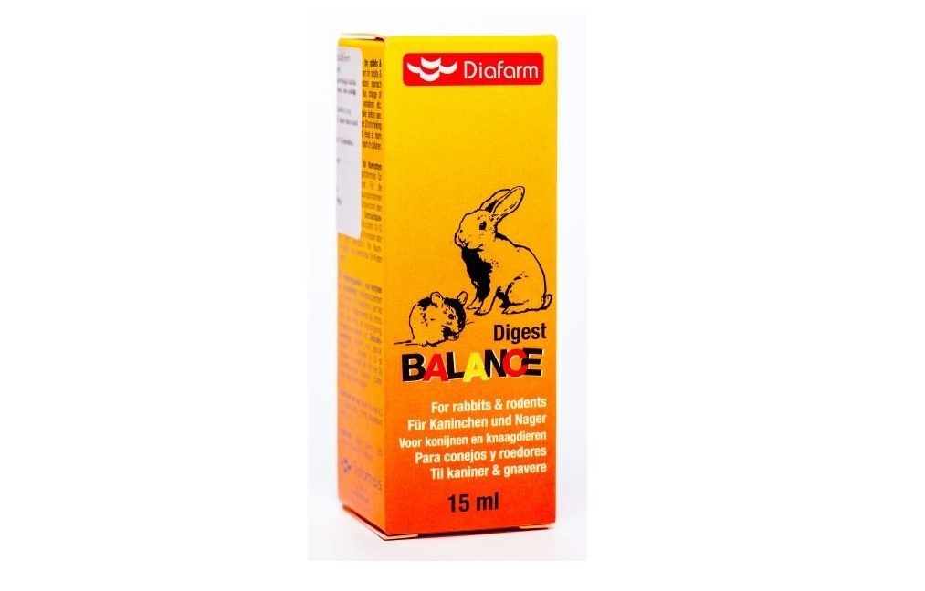 Diafarm Digest Balance näriliste ja küülikute toidulisand 15 ml - Tootepilt 