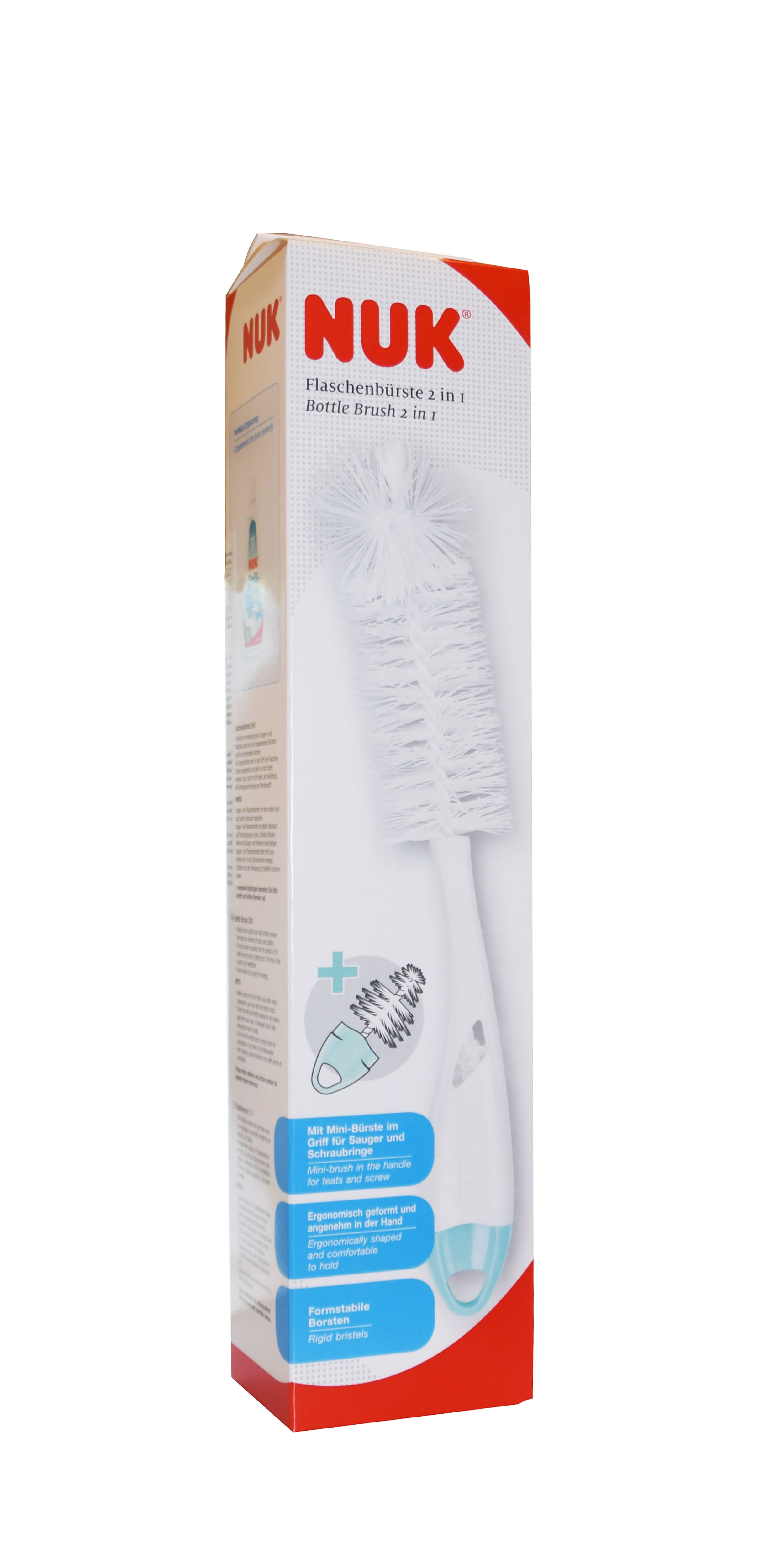 NUK PUDELIHARI + LUTIHARI 2IN1 - Tootepilt 