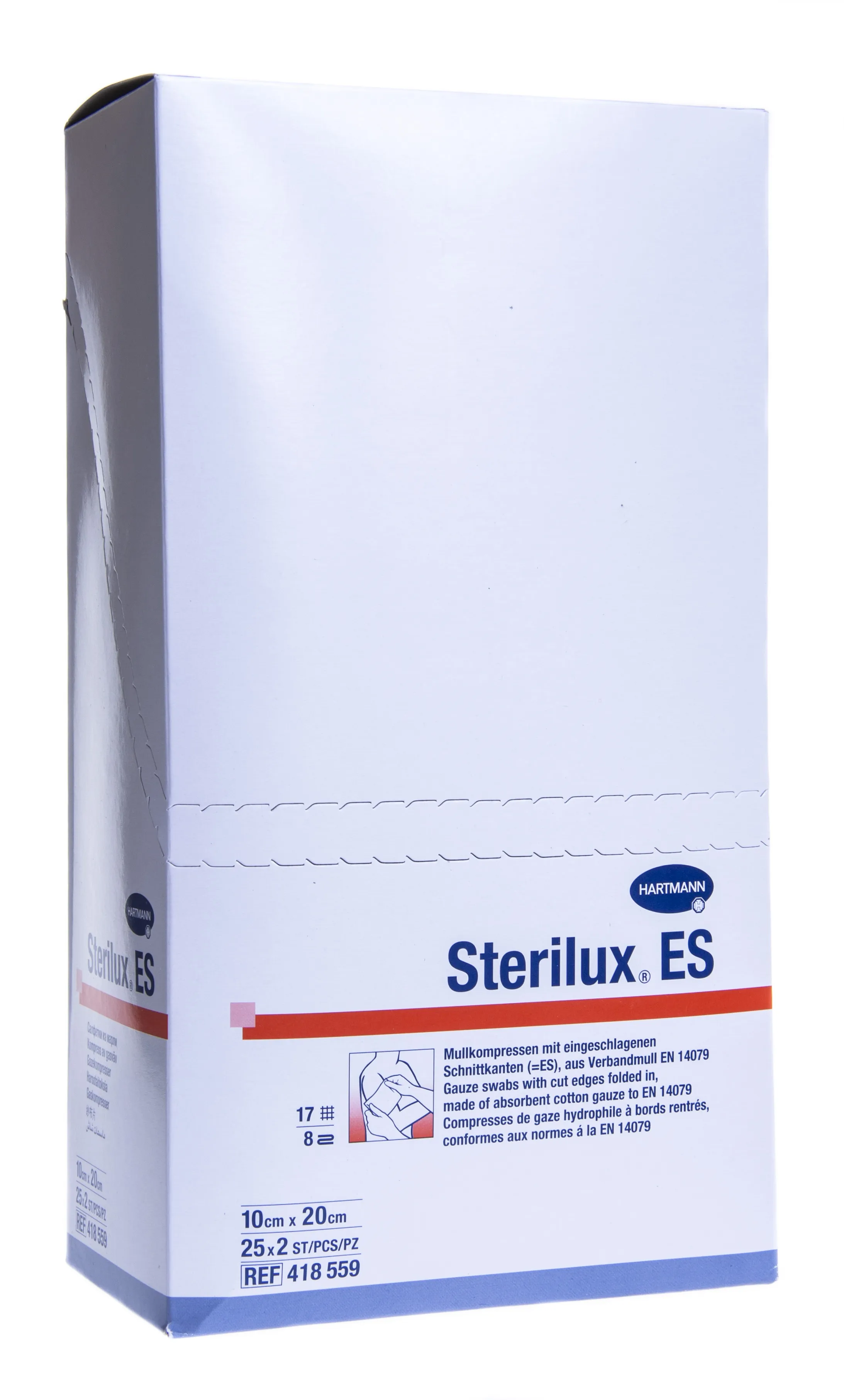 MARLI SALVRÄTIKUD STER. STERILUX 10X20CM N2X25 - Tootepilt 