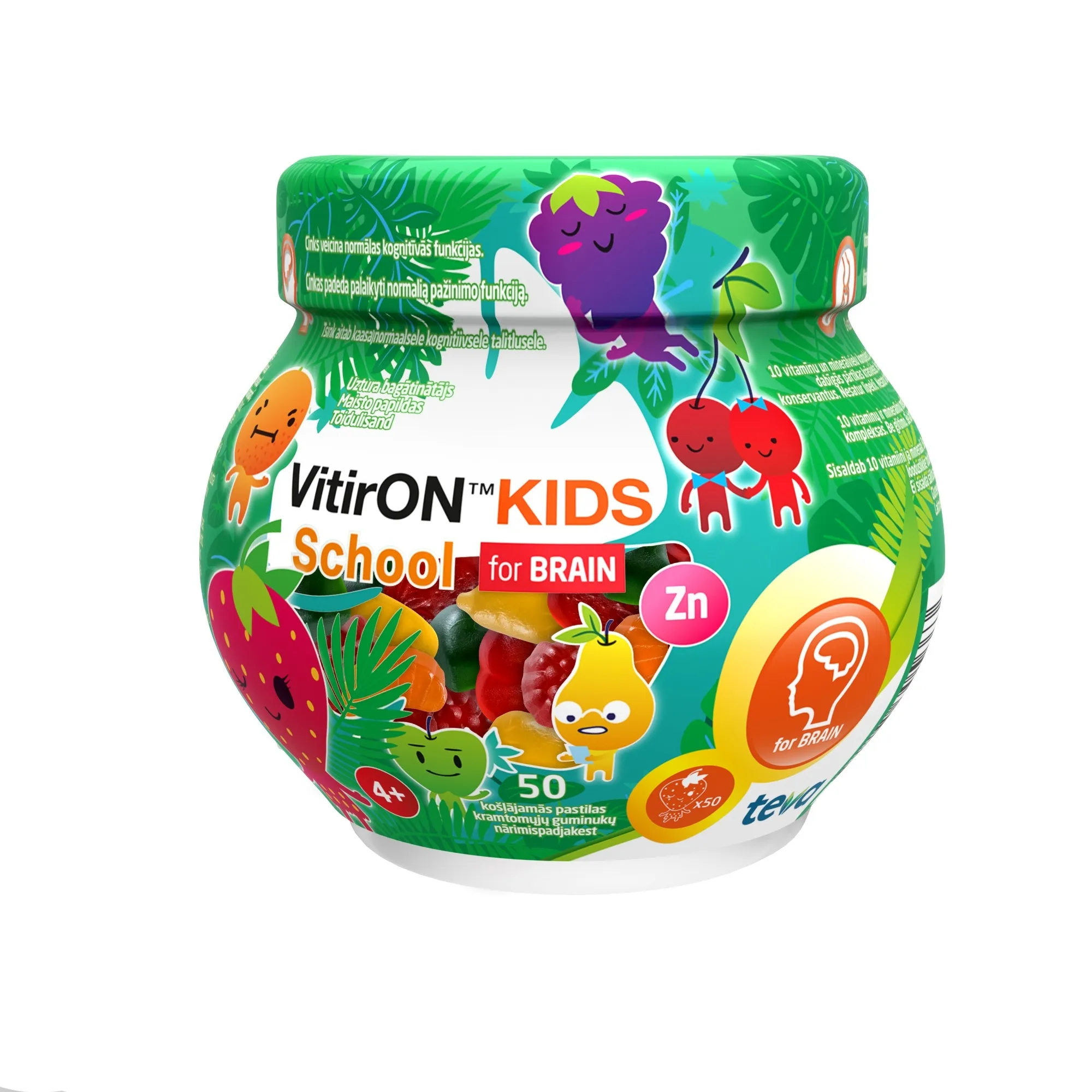 VITIRON KIDS SCHOOL NÄRIMISPADJAKESED N50 - Tootepilt 