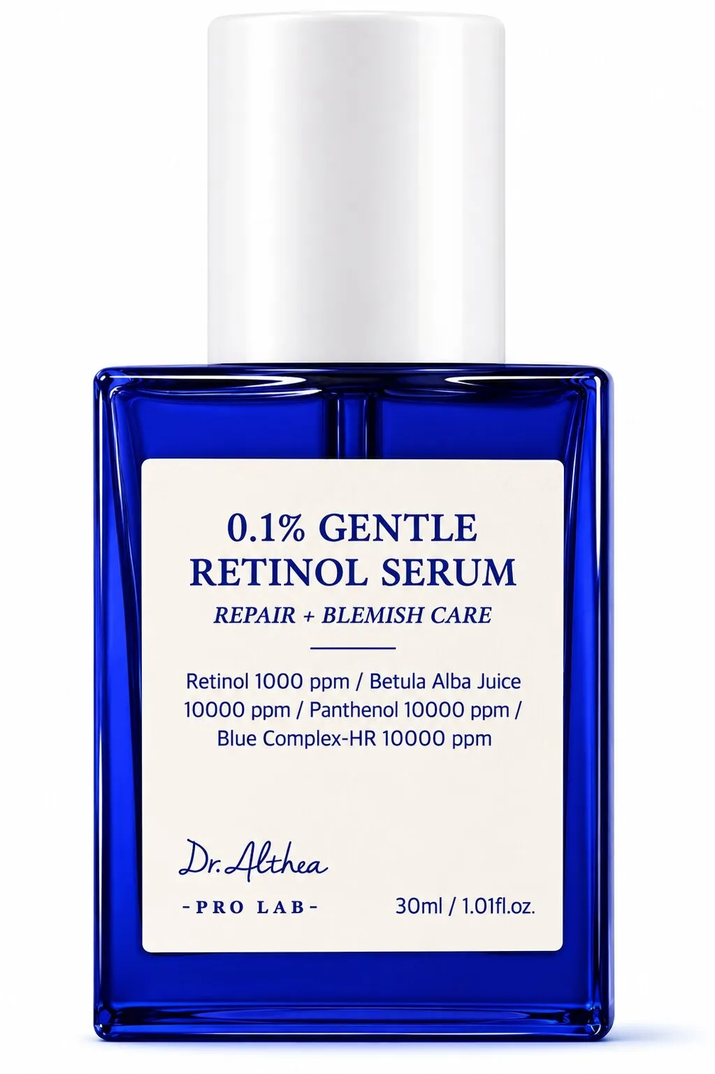 DR. ALTHEA 0,1% GENTLE RETINOL NÄOSEERUM 30ML - Tootepilt 
