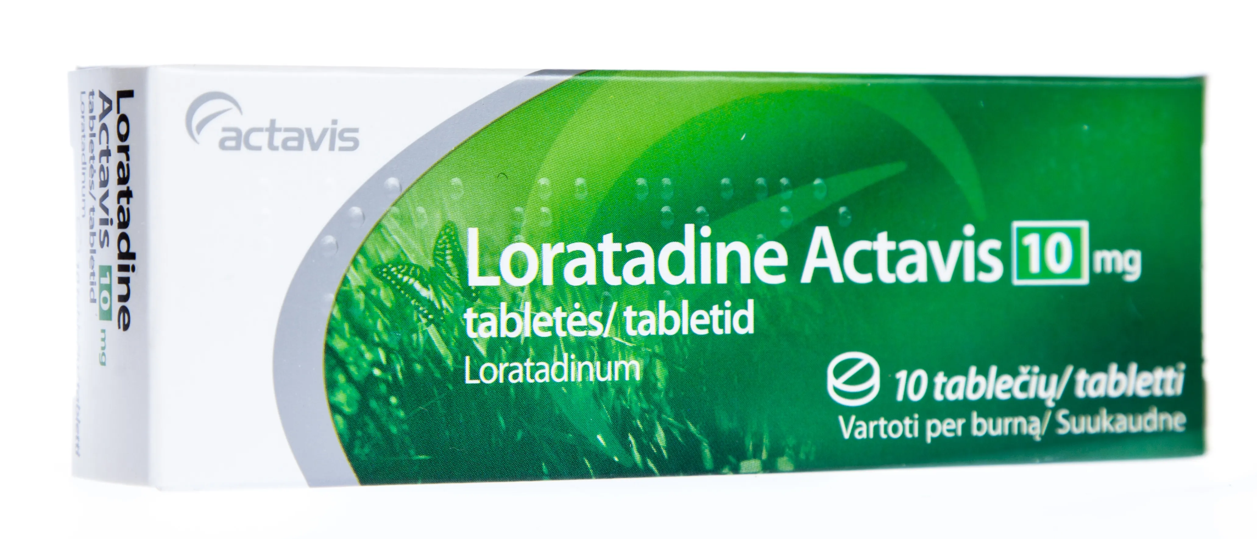 LORATADINE ACTAVIS TBL 10MG N10 - Tootepilt 