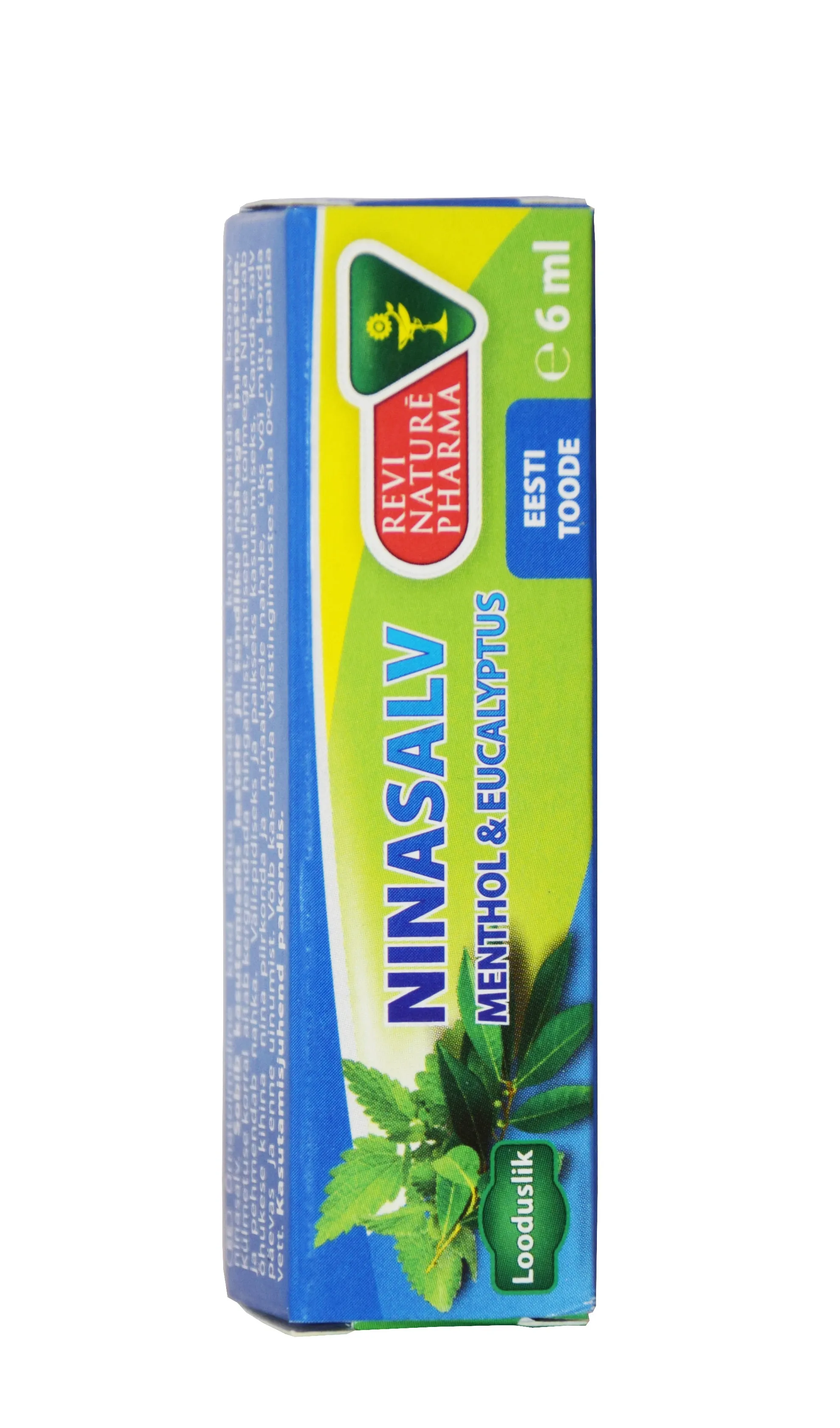NINASALV MENTHOL EUCALYPTUS 6ML - Tootepilt 