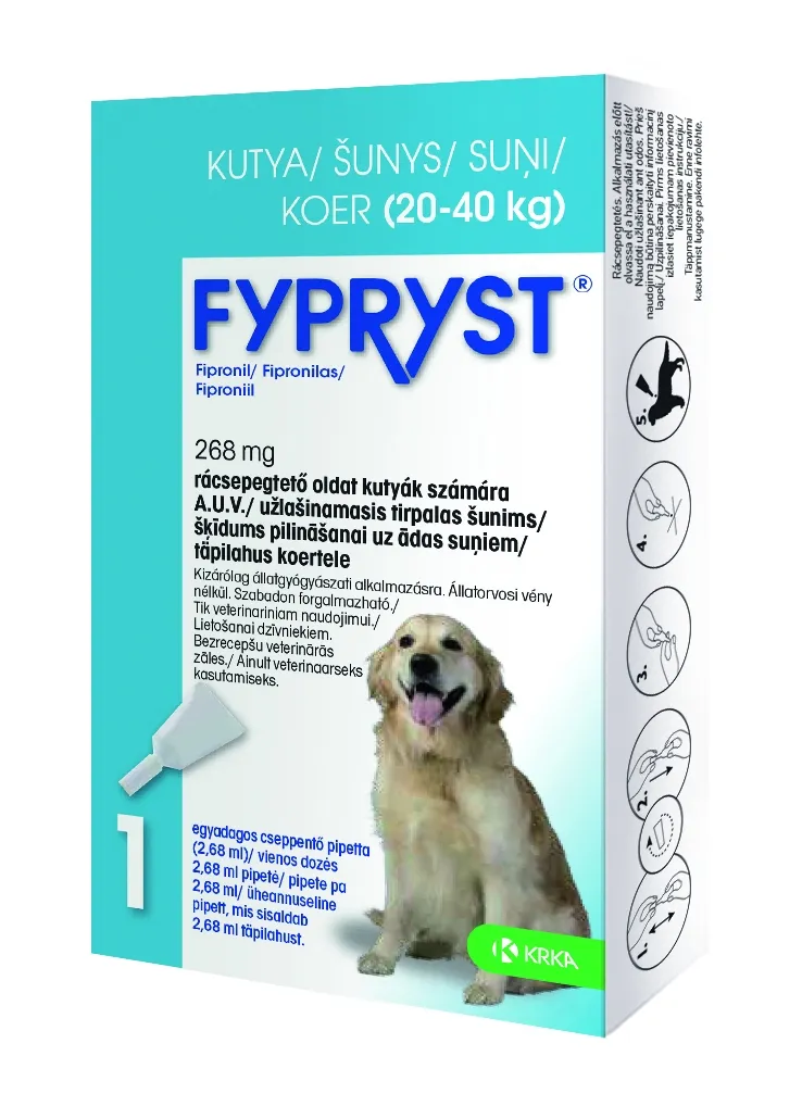 FYPRYST TÄPILAHUS 268MG/2,68ML 2,68ML N1 (20-40KG) - Tootepilt 