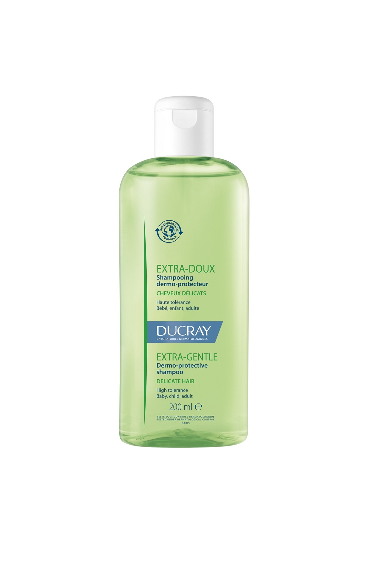 DUCRAY EXTRA-GENTLE SHAMPOON ERITI ÕRN 200ML - Tootepilt 