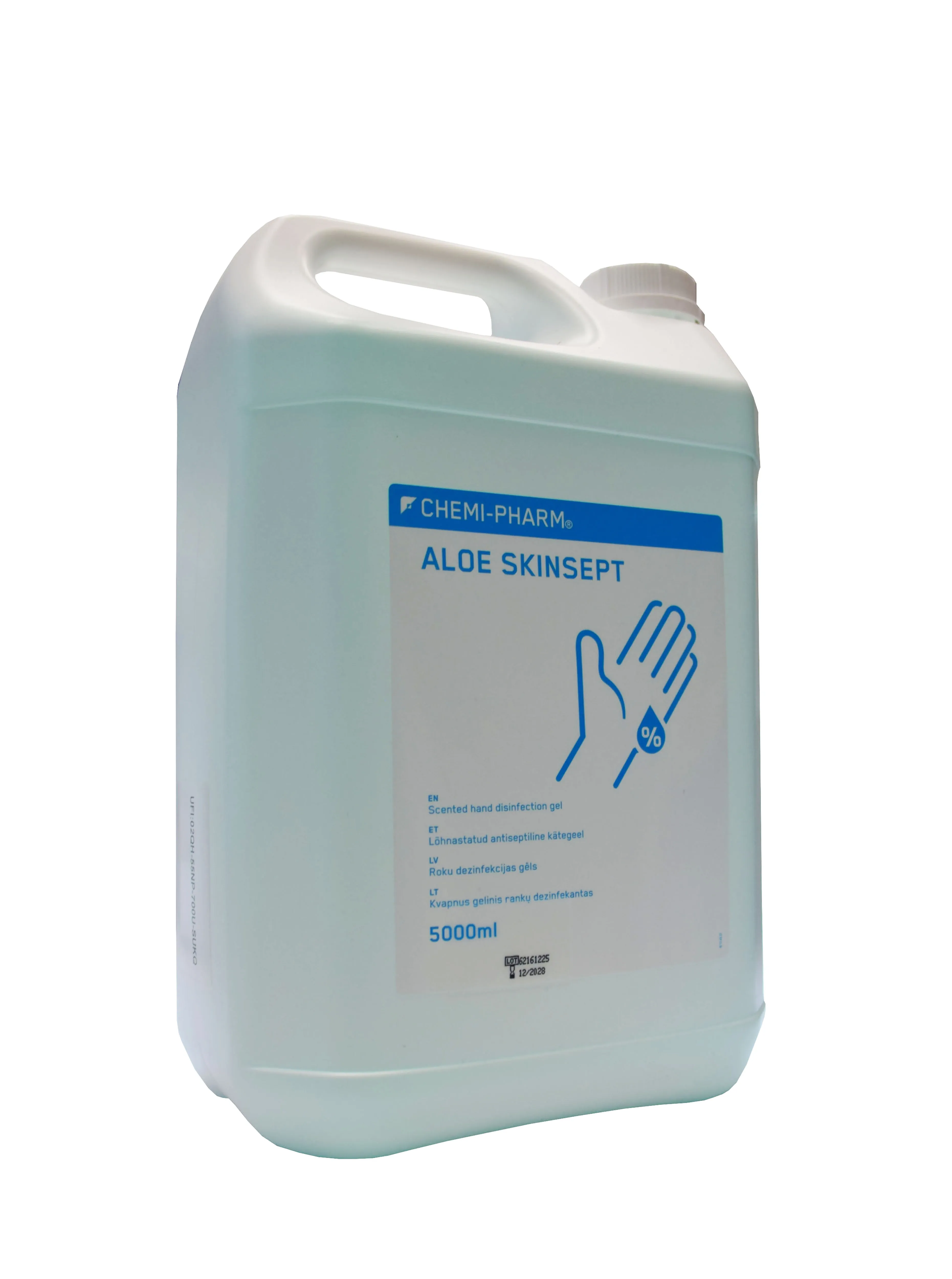 CHEMIPHARM ALOE SKINSEPT GEEL KÄTELE 5L - Tootepilt 