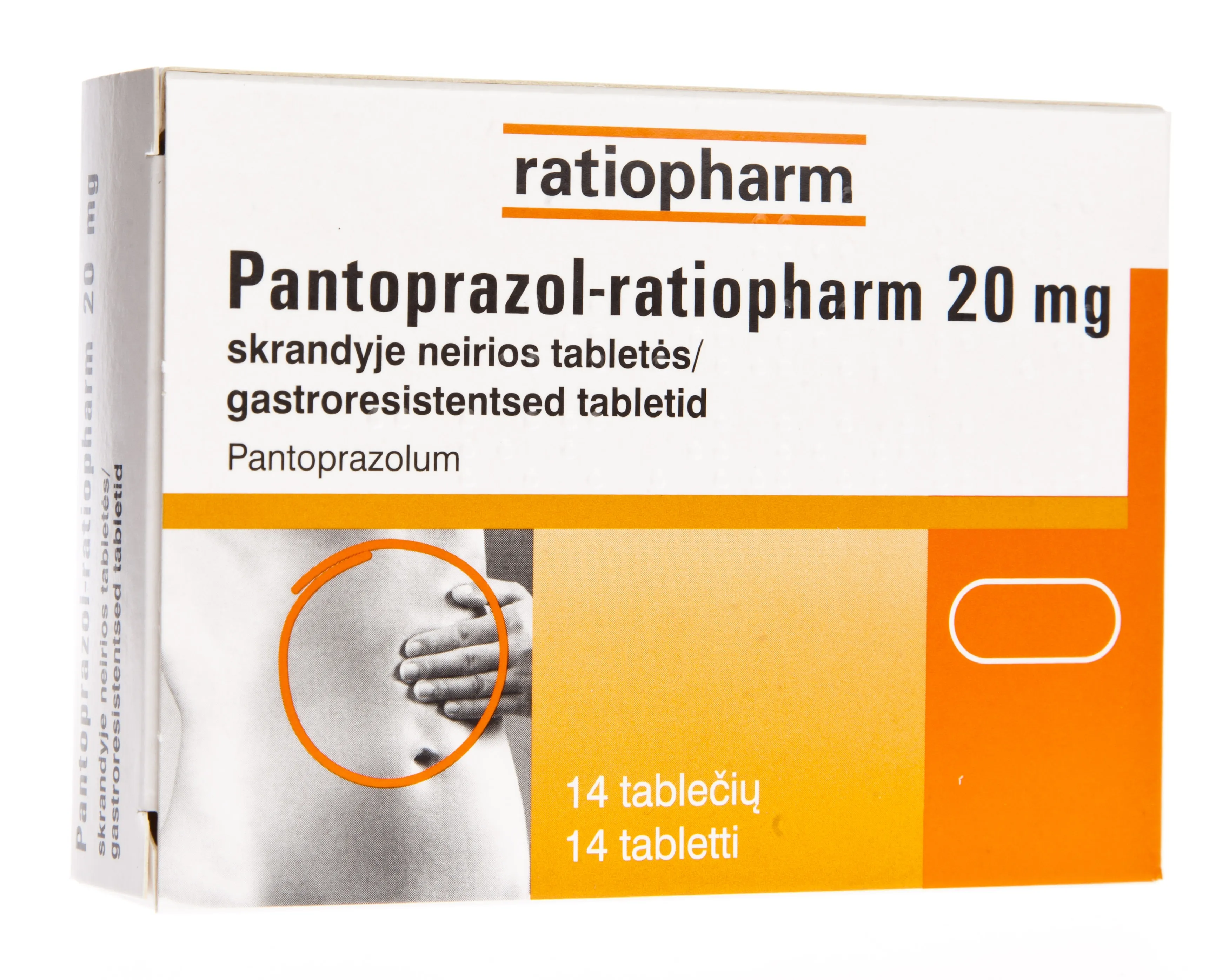 PANTOPRAZOL-RTP 20MG GASTRORESIST TBL 20MG N14 - Tootepilt 