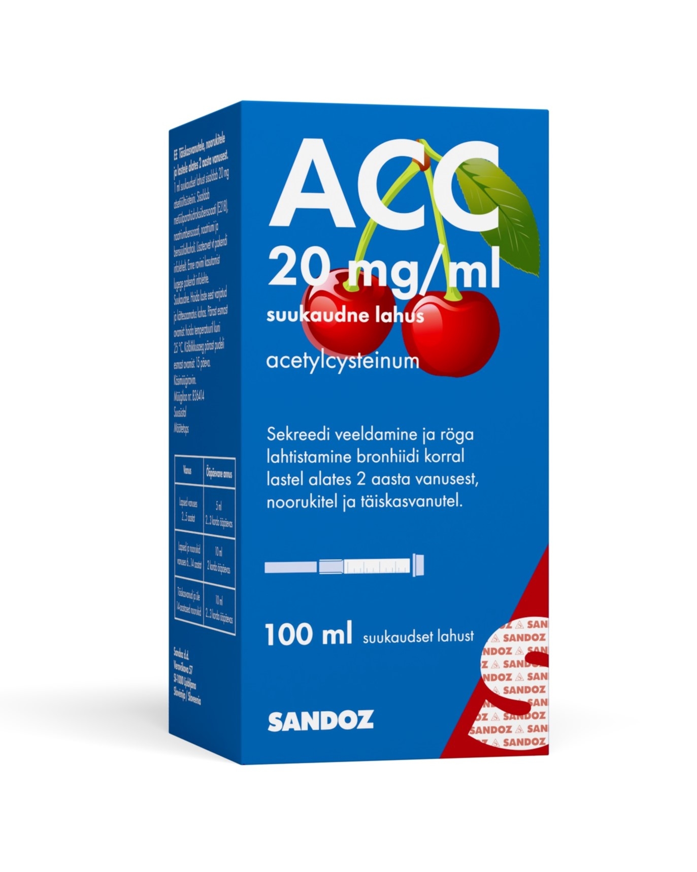 ACC SUUKAUDNE LAHUS 20MG/ML 100ML - Tootepilt 