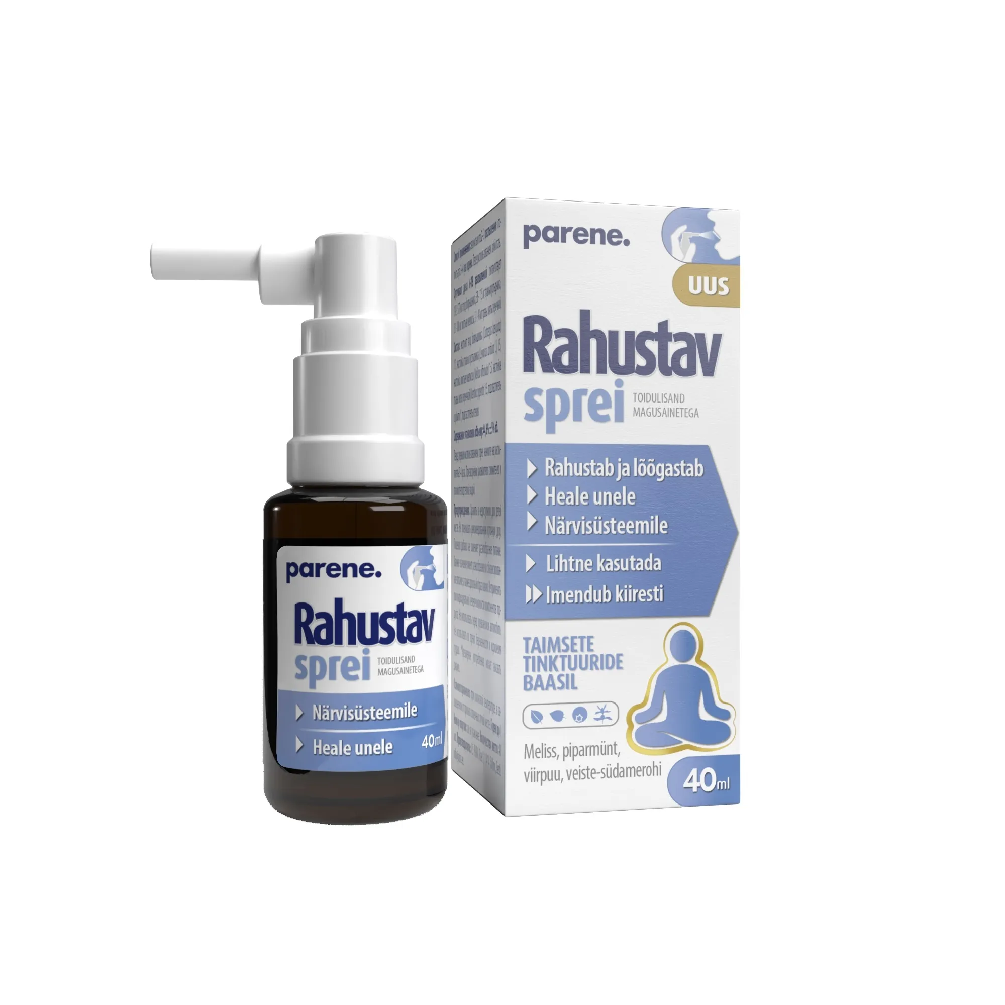 PARENE RAHUSTAV SPREI 40ML - Tootepilt 