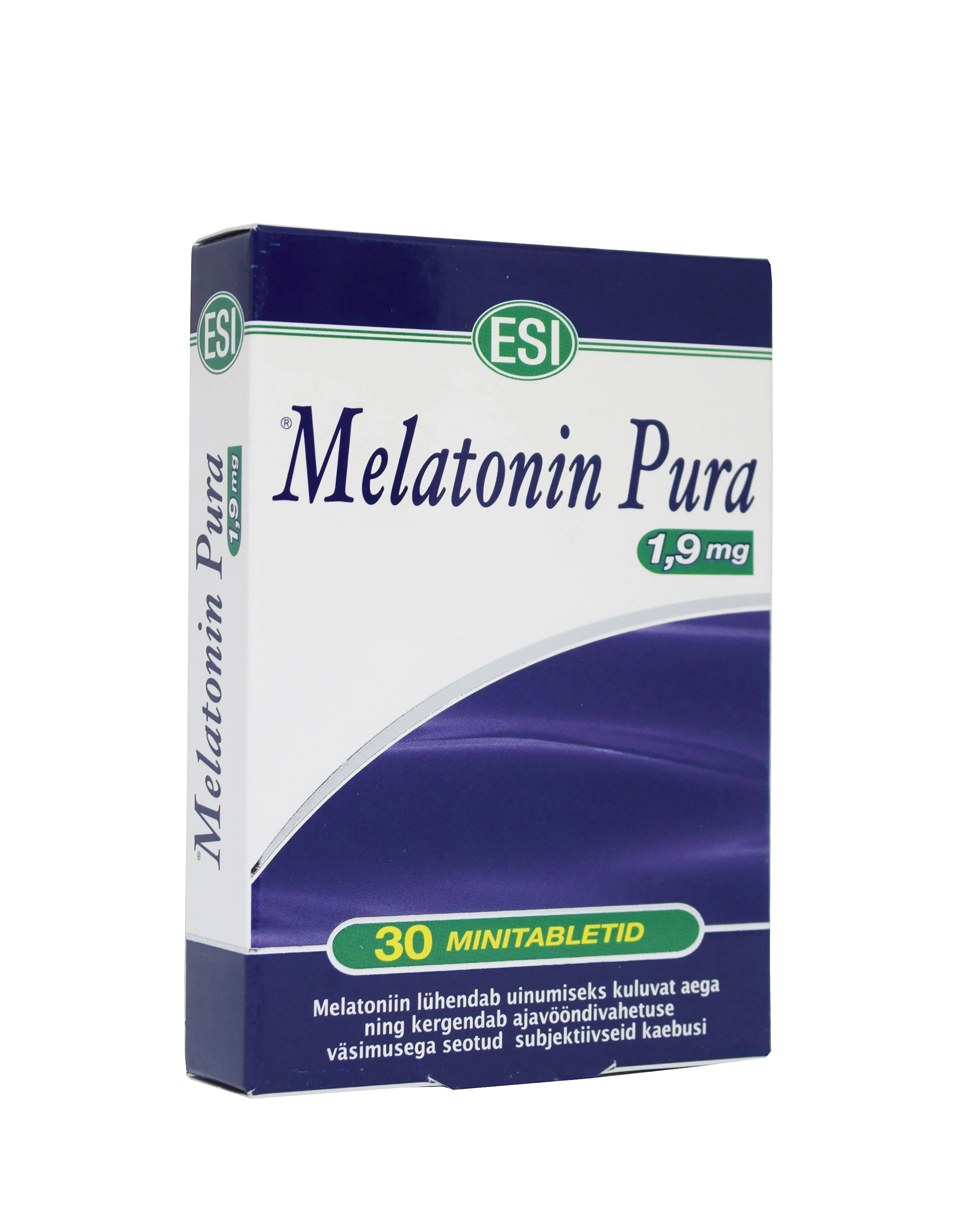 MELATONIN PURA ESI MINITABLETT 1,9MG N30 - Tootepilt 