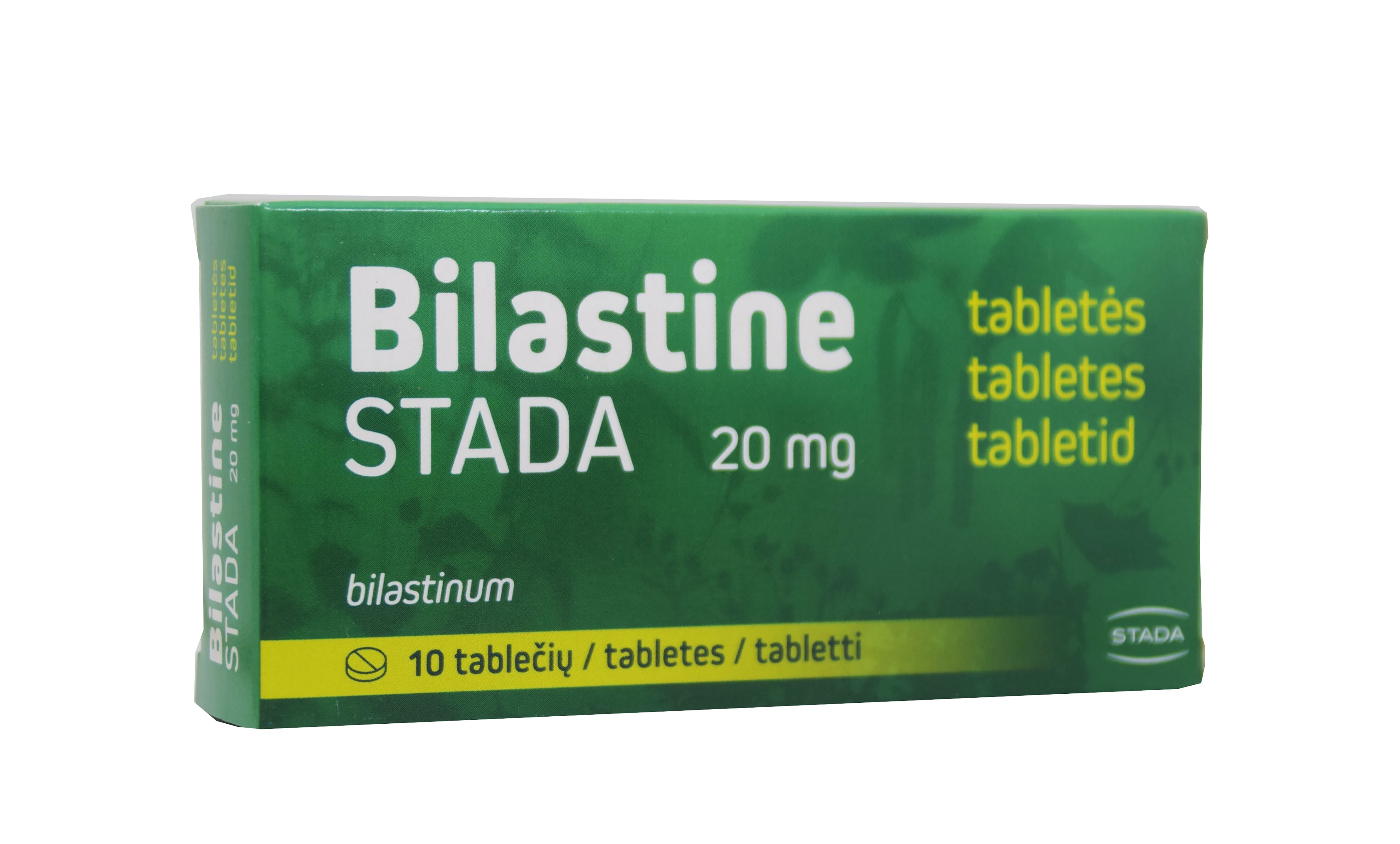 BILASTINE STADA TBL 20MG N10 - Tootepilt 3