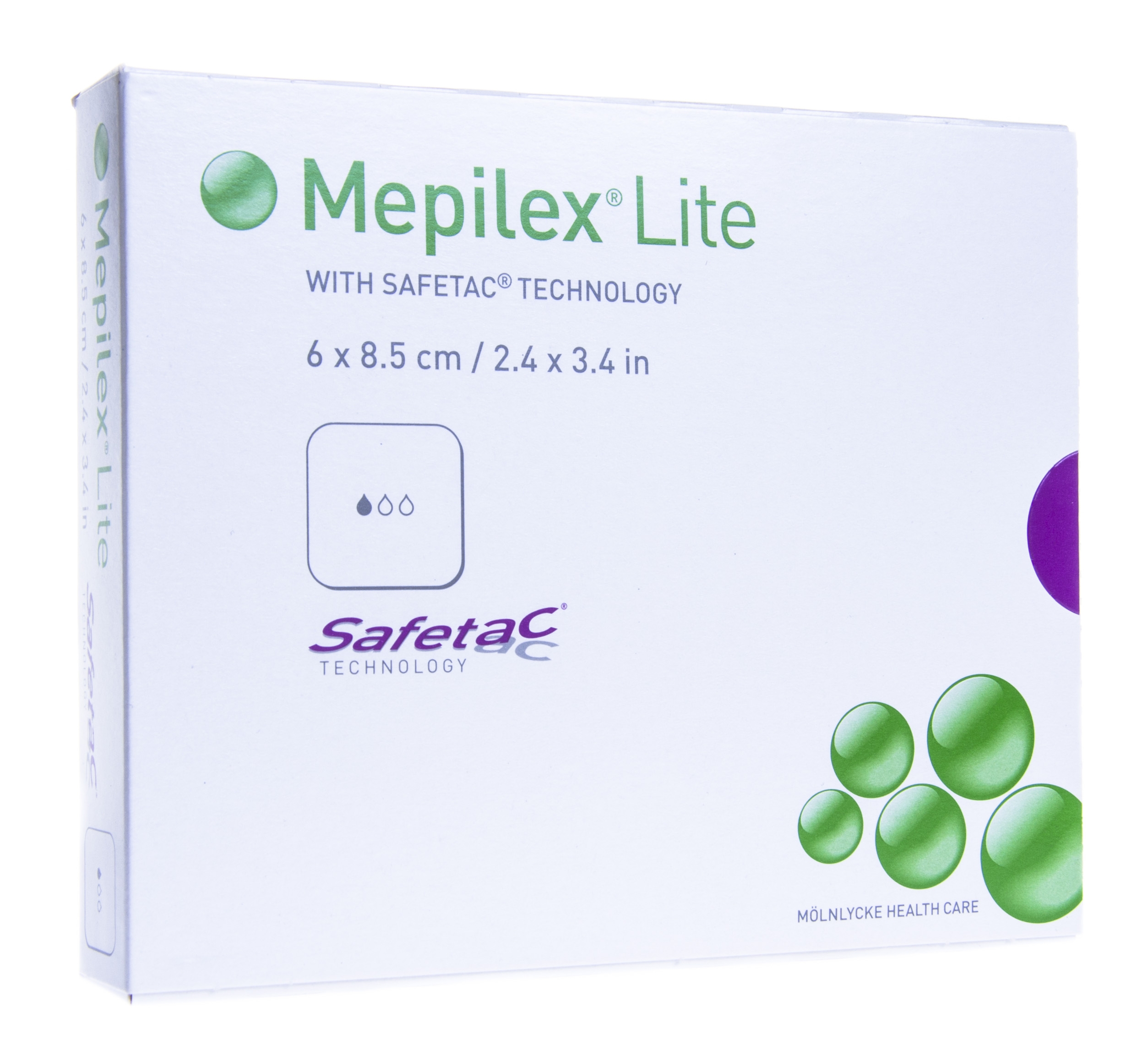 MEPILEX LITE SILIKOONHAAVAPADI STERIILNE 6X8,5CM N5 - Tootepilt 