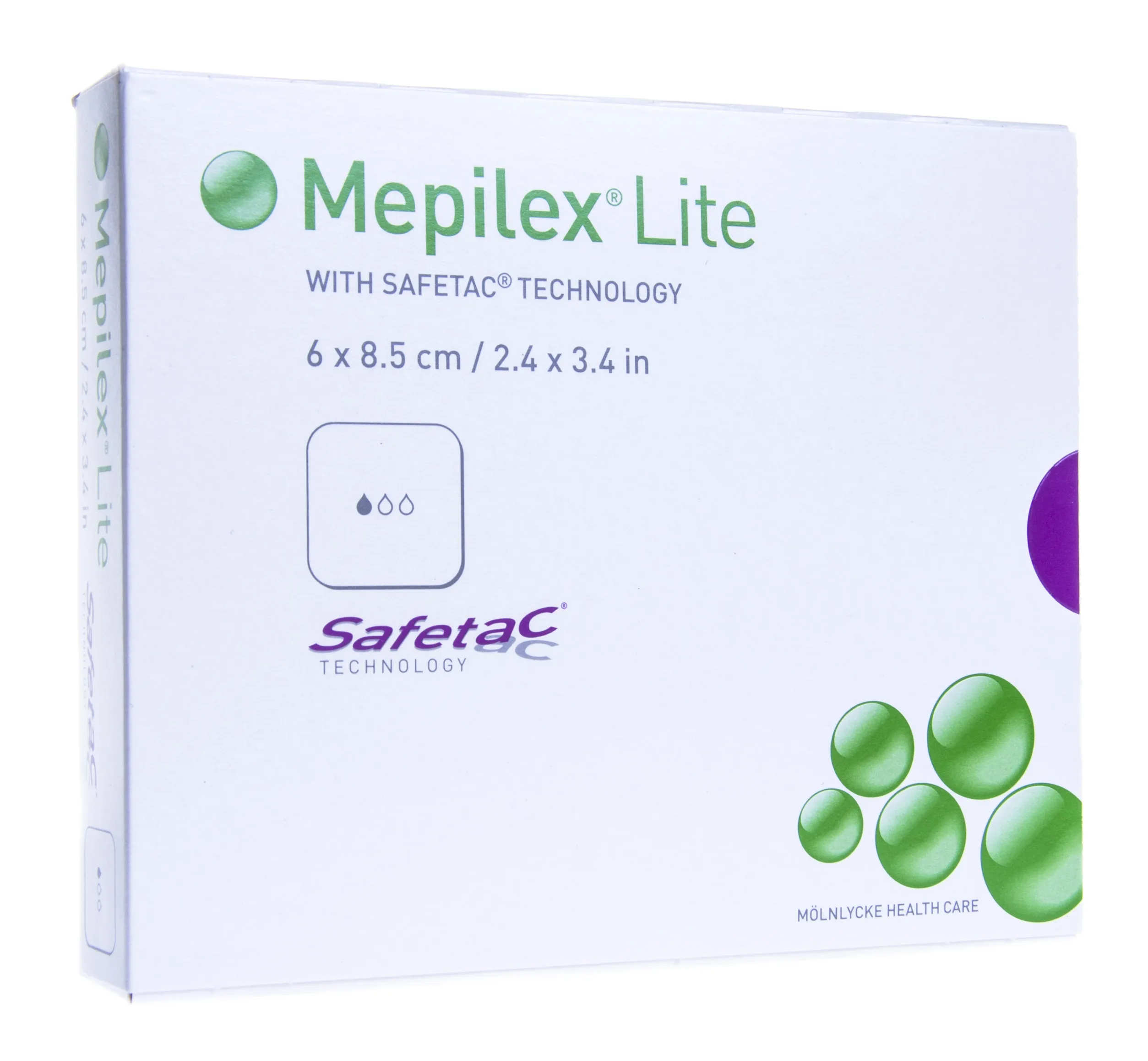 MEPILEX LITE SILIKOONHAAVAPADI STERIILNE 6X8,5CM N5 - Tootepilt 