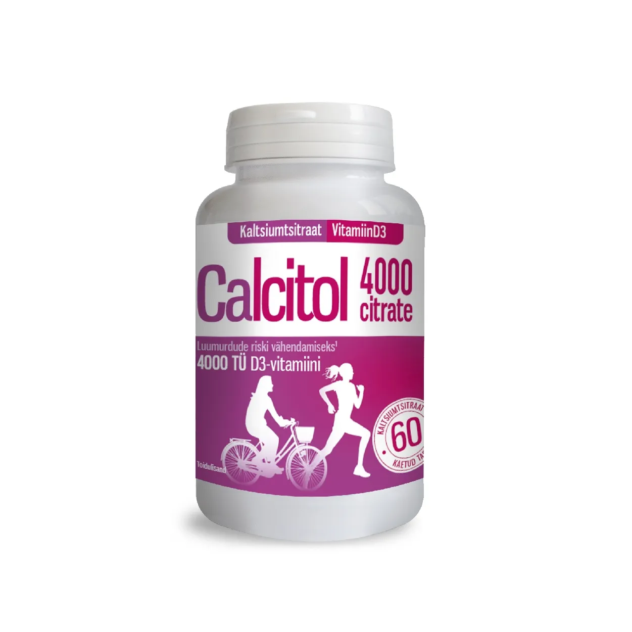 CALCITOL CITRATE KAETUD TBL 4000IU N60 - Tootepilt 