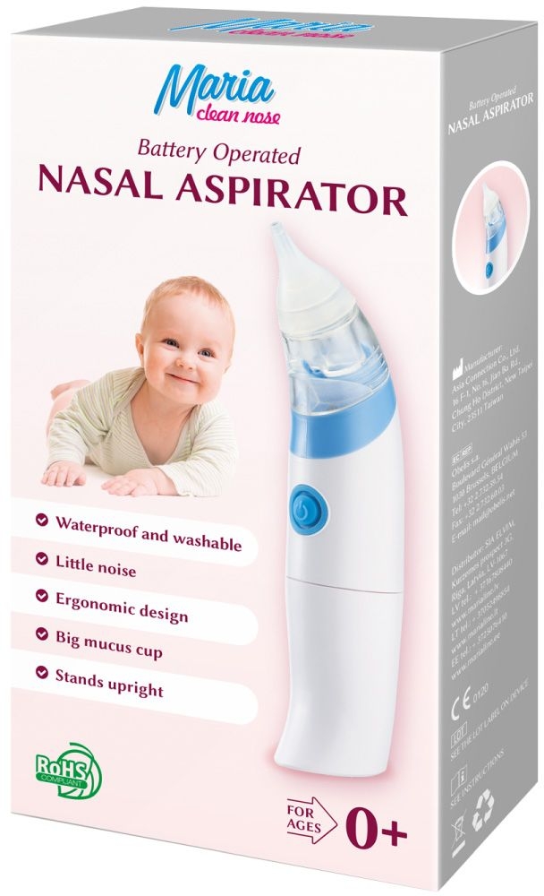 MARIA CLEAN NOSE NINAASPIRAATOR ELEKTRILINE N1 - Tootepilt 
