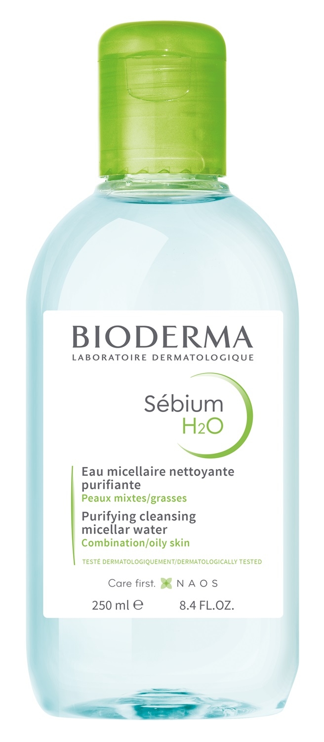 BIODERMA SEBIUM H2O MITSELLAARVESI SEGANAHALE 250ML - Tootepilt 