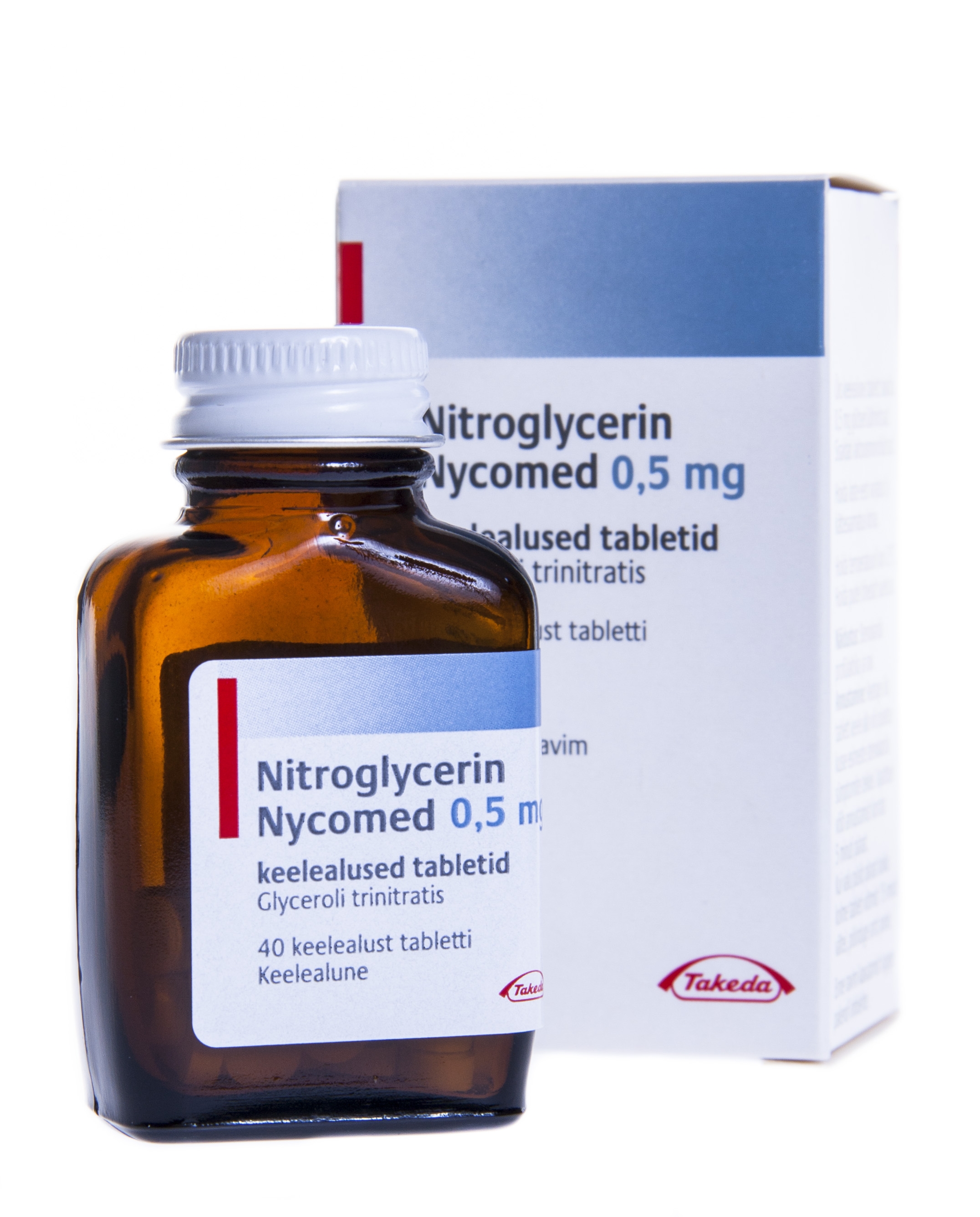 NITROGLYCERIN ORIFARM KEELEALUNE TBL 0,5MG N40 - Tootepilt 