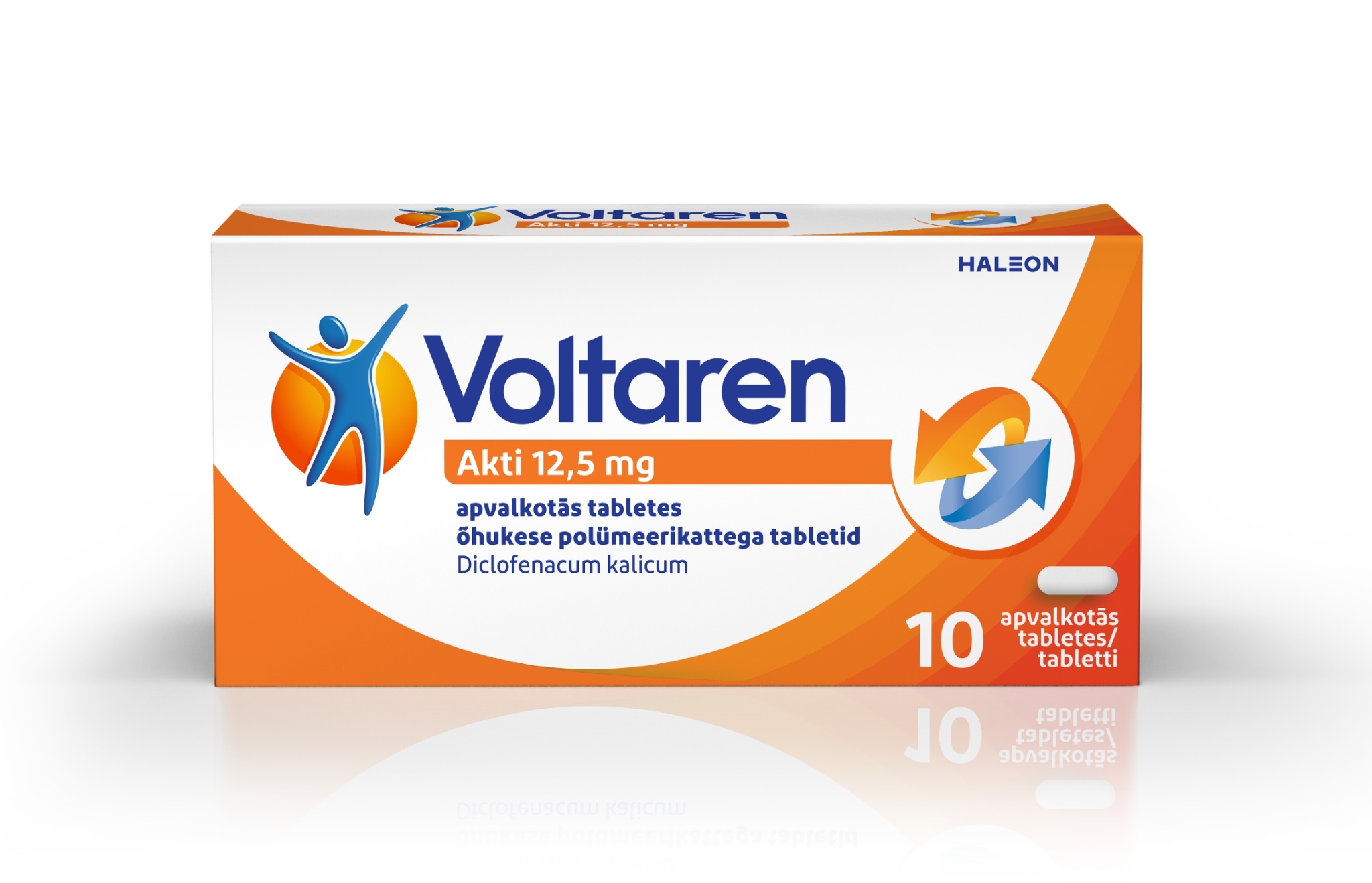VOLTAREN AKTI TBL 12,5MG N10 - Tootepilt 