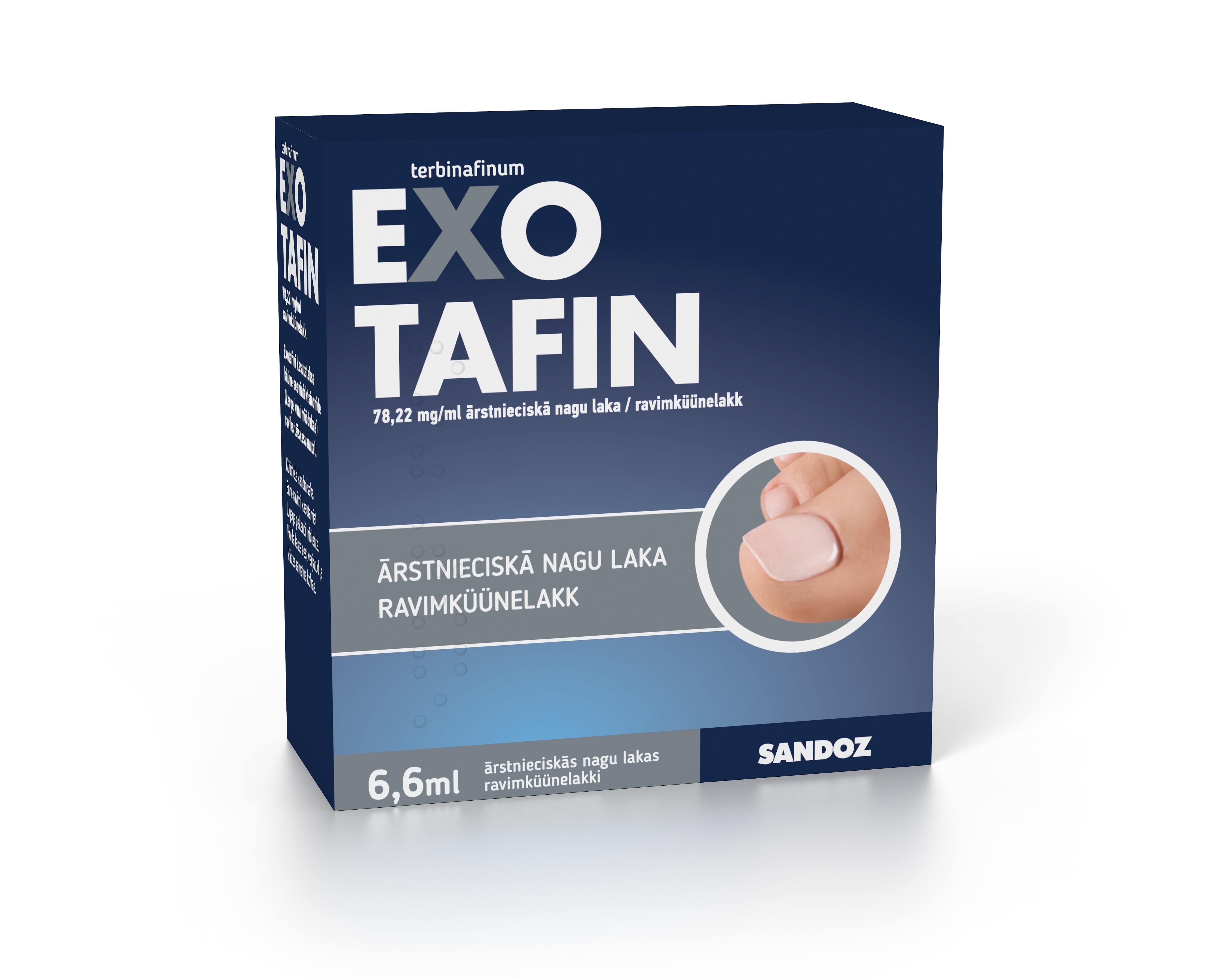 EXOTAFIN RAVIMKÜÜNELAKK 78,22MG/ML 6,6ML N1 - Tootepilt 