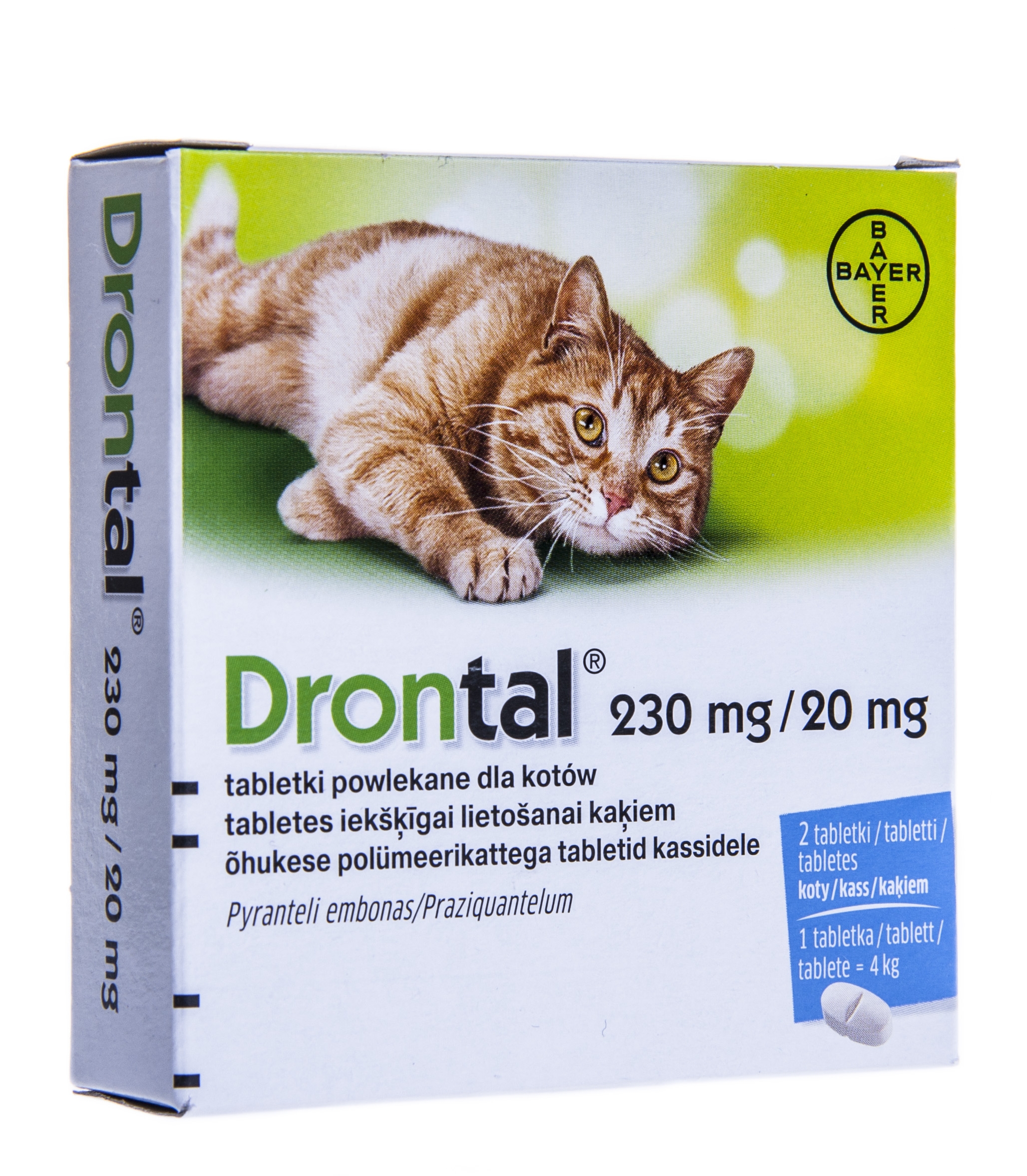 DRONTAL TABL 20MG+80MG N2 - Tootepilt 