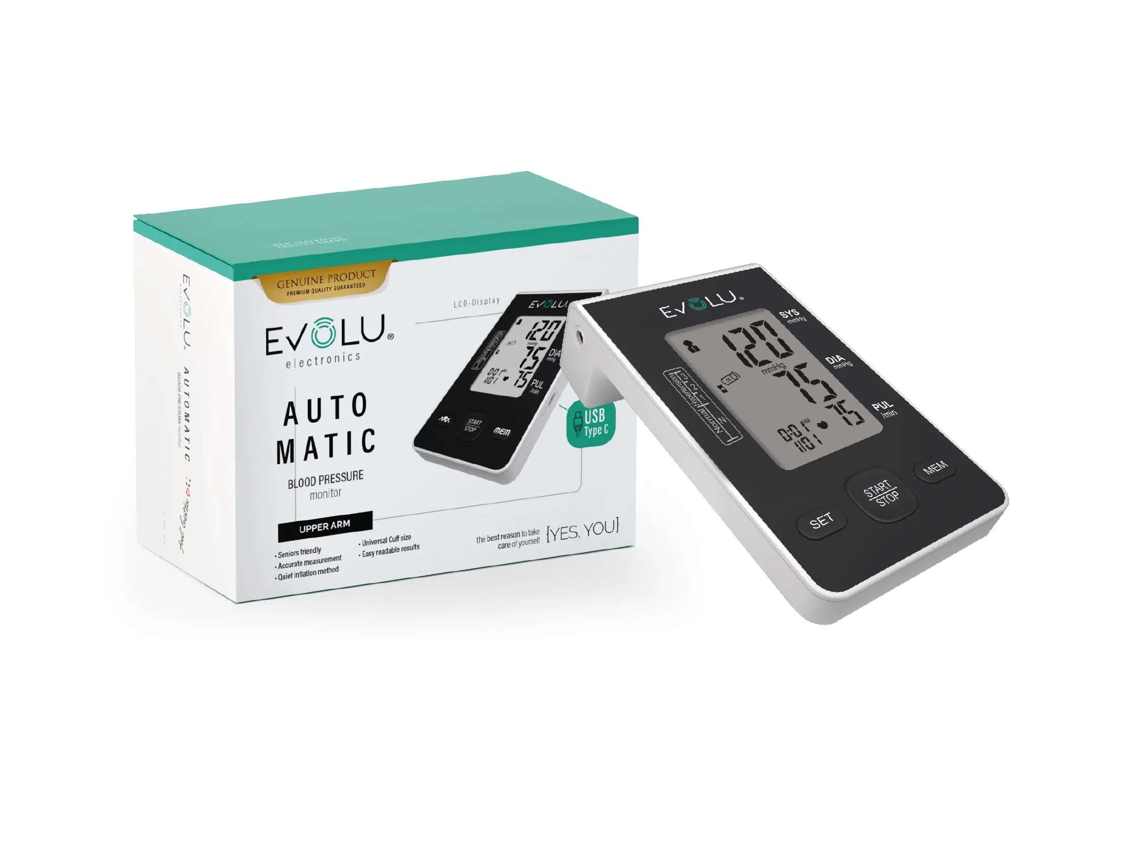 VERERÕHUAPARAAT EVOLU DBP-6177 AUTOM. (22-42CM) - Tootepilt 