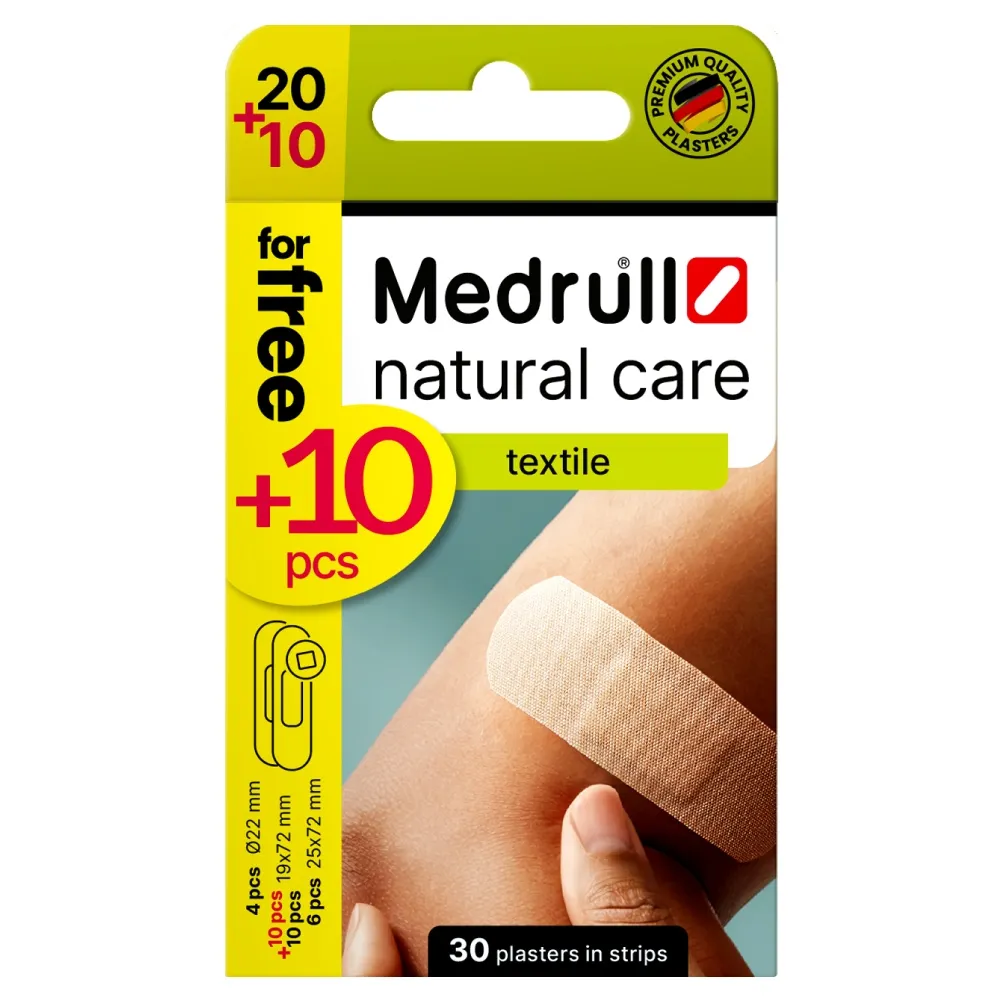 MEDRULL PLAASTER NATURAL CARE N20+10    - Tootepilt 