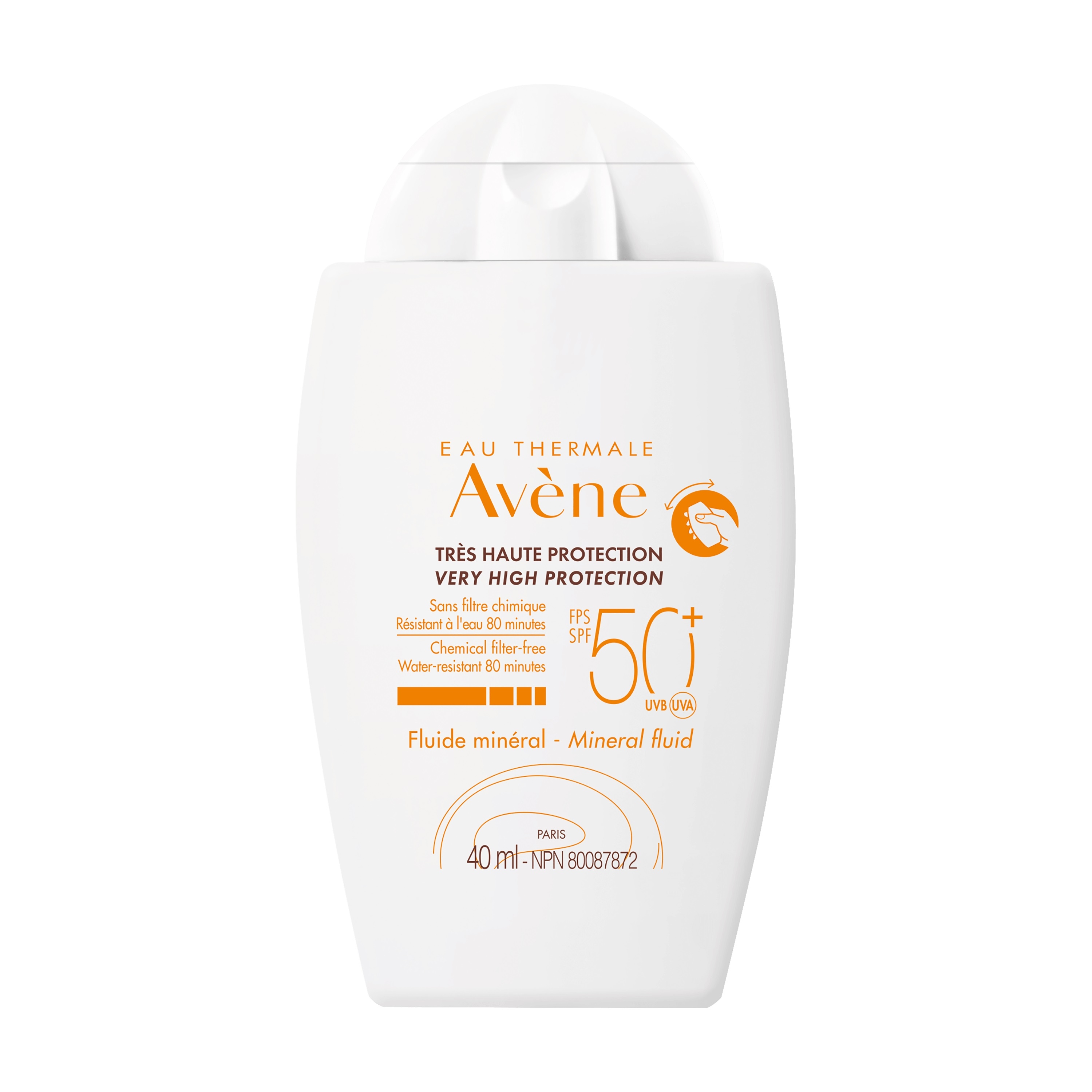 AVENE SUN MINERAALNE PÄIKESEKAITSE SPF50+ 40ML - Tootepilt 