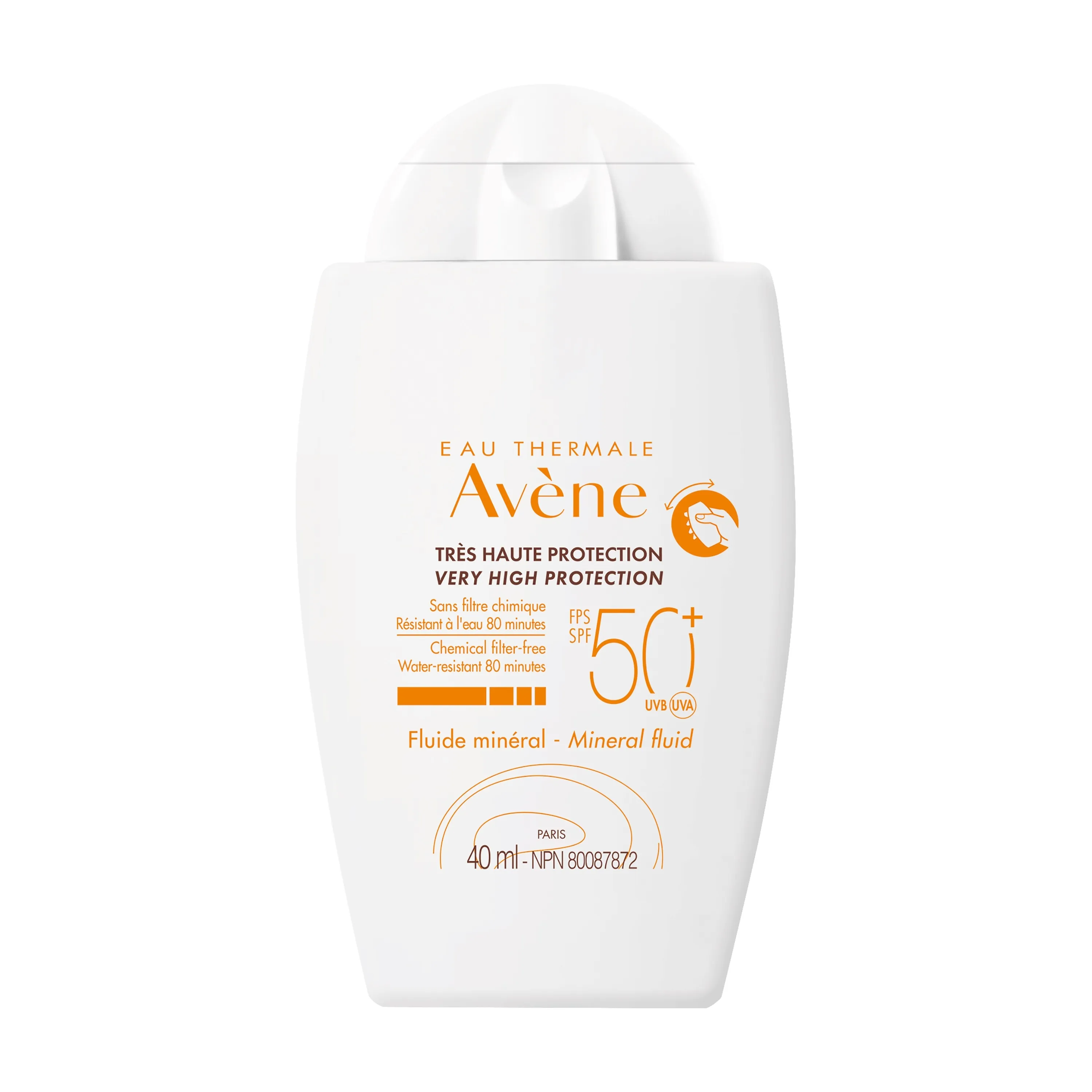 AVENE SUN MINERAALNE PÄIKESEKAITSE SPF50+ 40ML - Tootepilt 