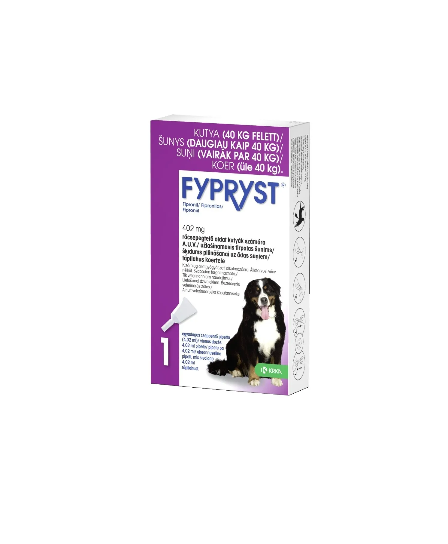 FYPRYST TÄPILAHUS 402MG/4,02ML 4,02ML N1 (>40KG) - Tootepilt 