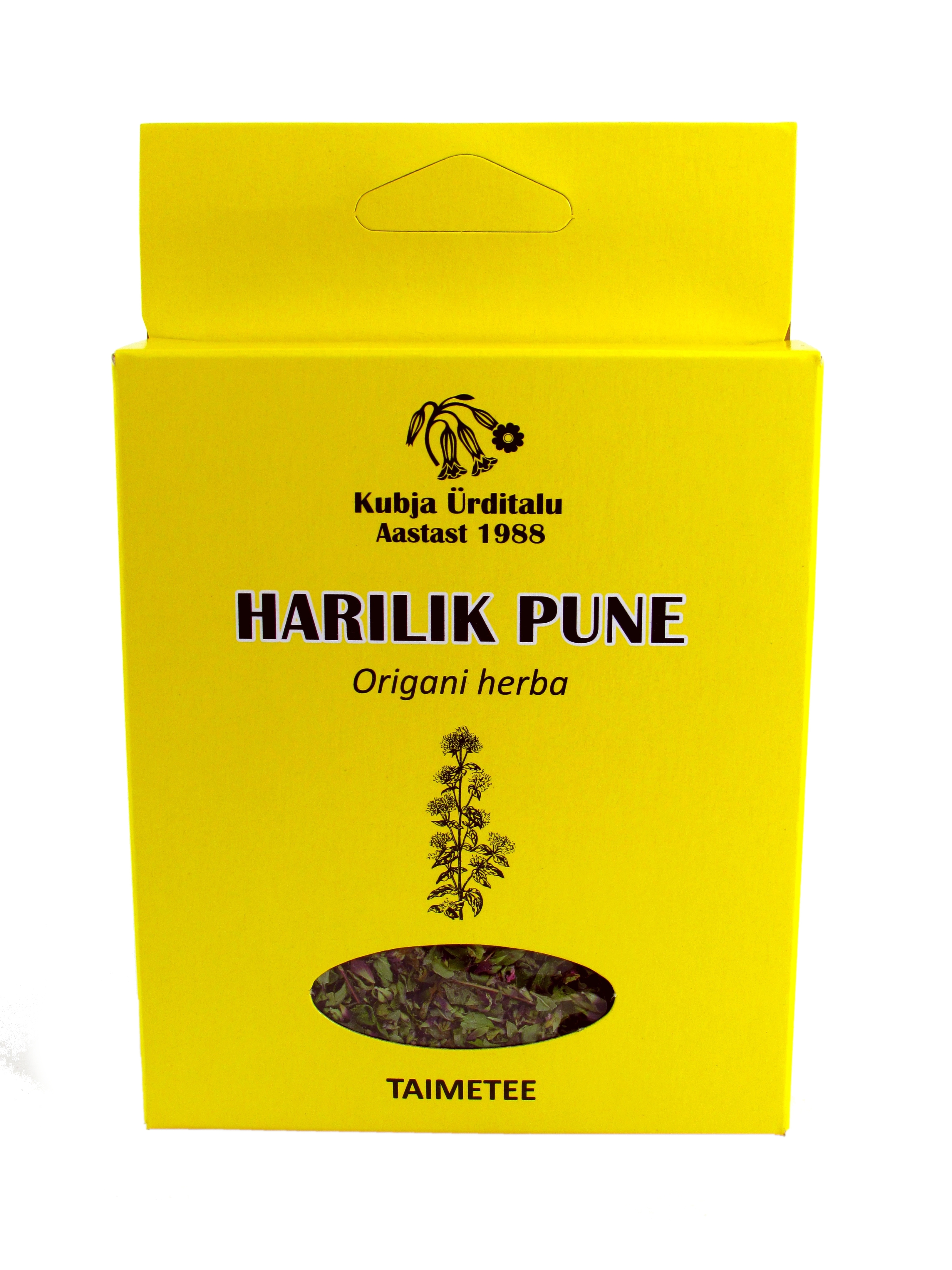 KUBJA PUNE ÜRT (ORIGANI HERBA) 15G (KARP) - Tootepilt 