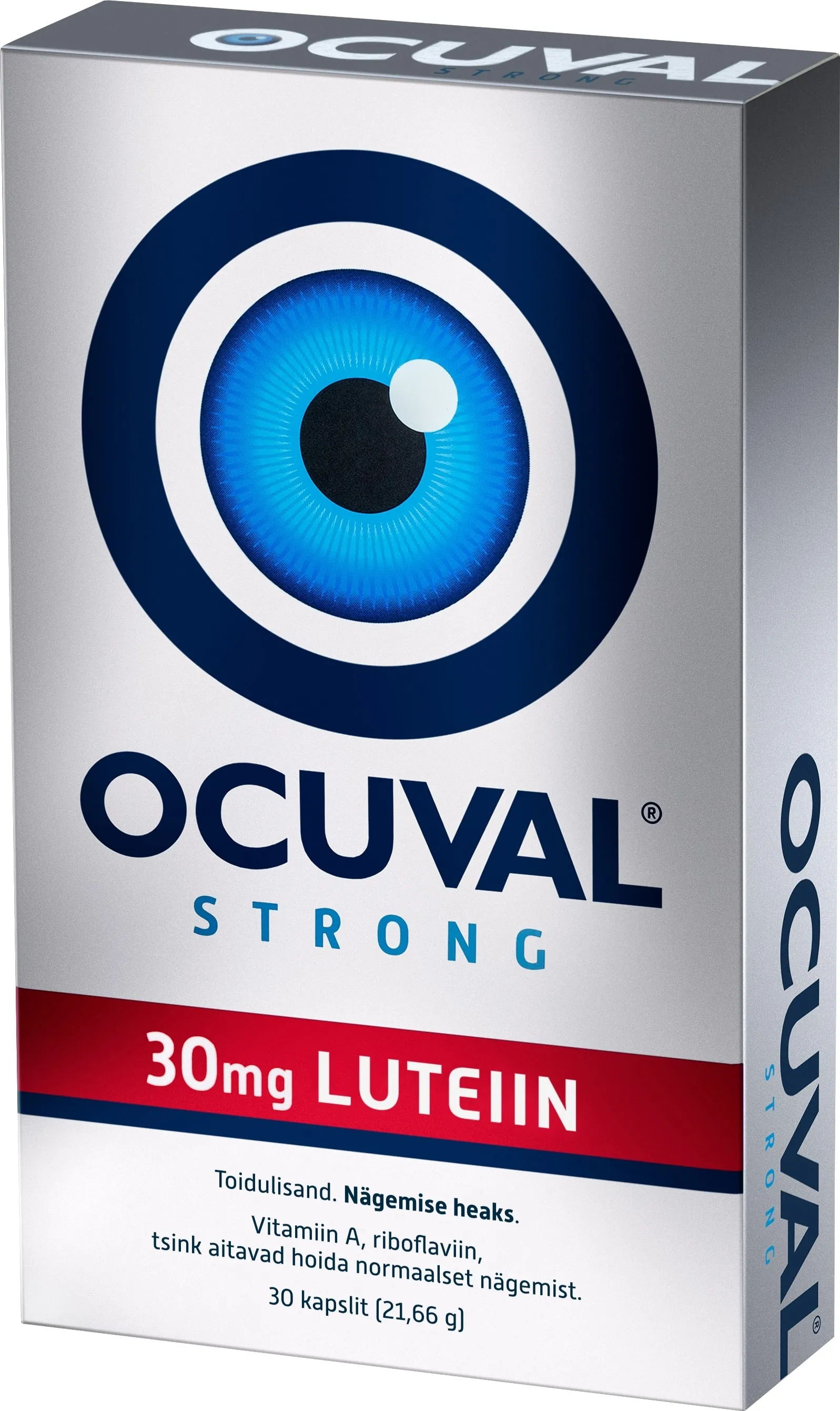 OCUVAL STRONG KAPSLID 30MG N30 - Tootepilt 