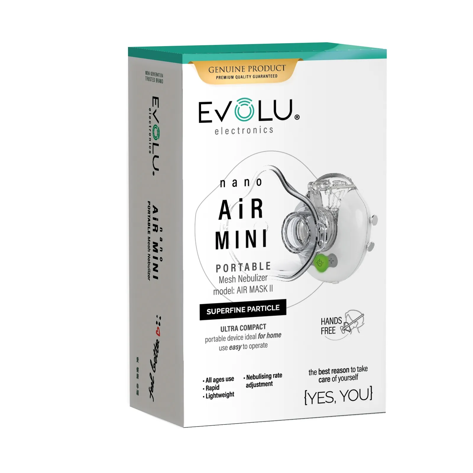 INHALAATOR EVOLU NANO AIR MINI - Tootepilt 