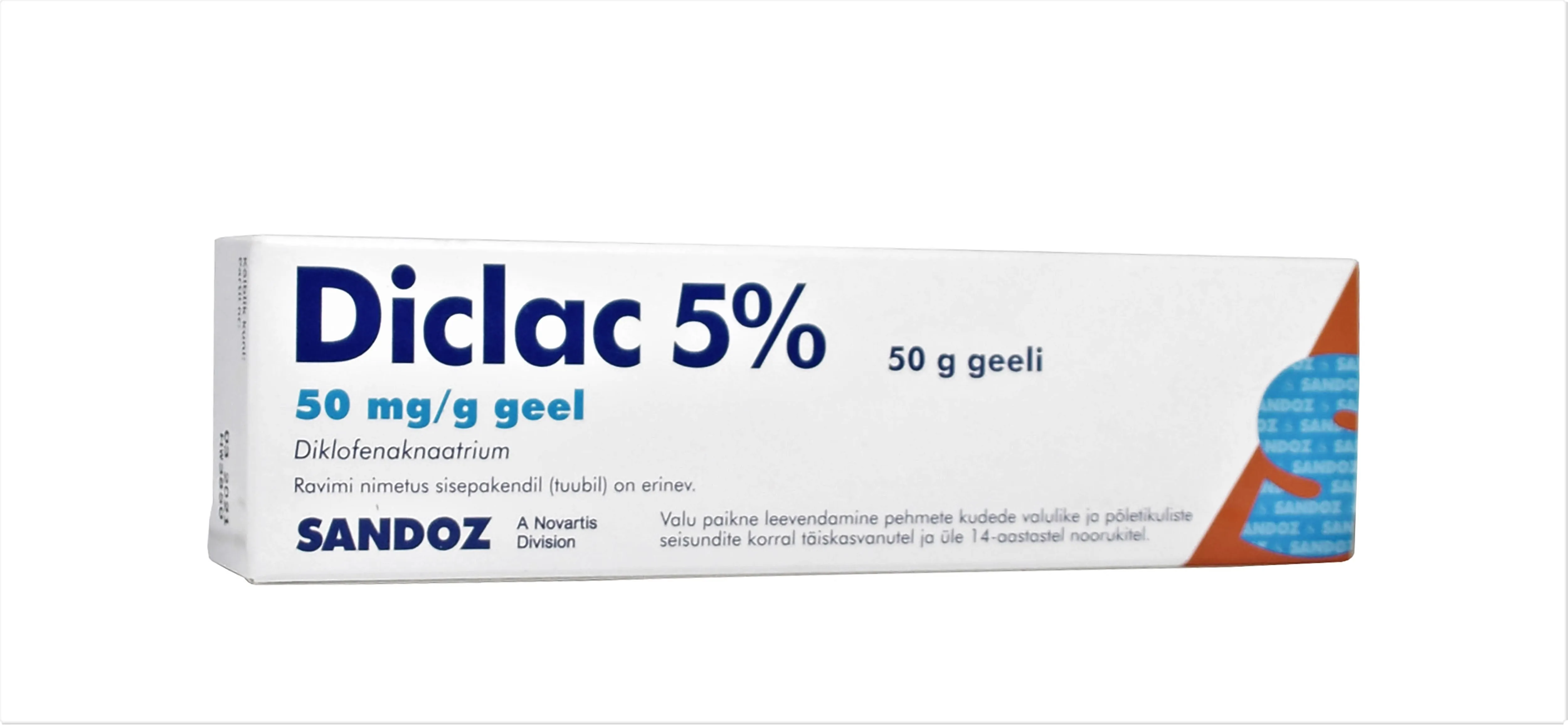 DICLAC 5% GEEL 50MG/G 50G (TML) - Tootepilt 