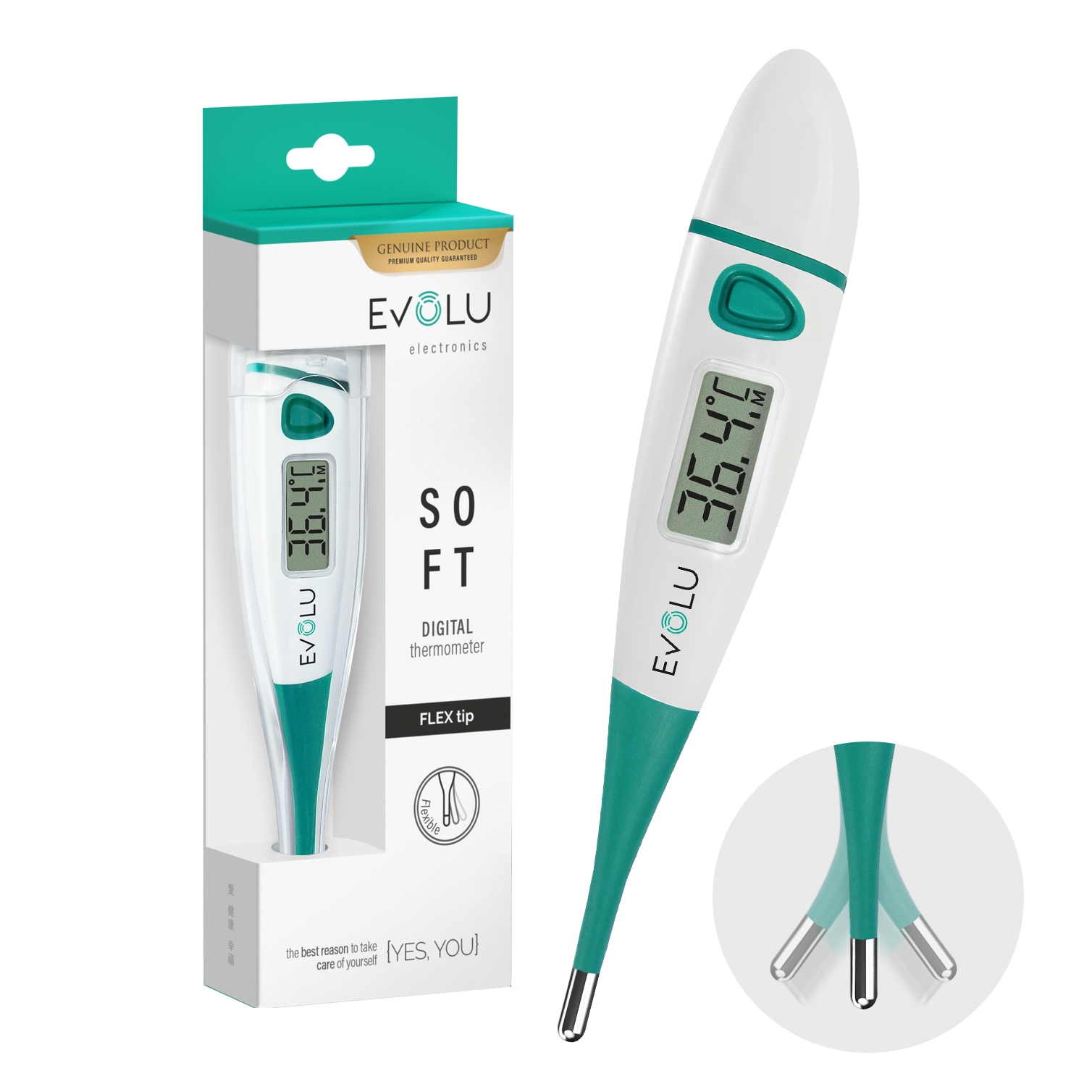TERMOMEETER DIGITAALNE EVOLU SOFT DMT-4318 - Tootepilt 
