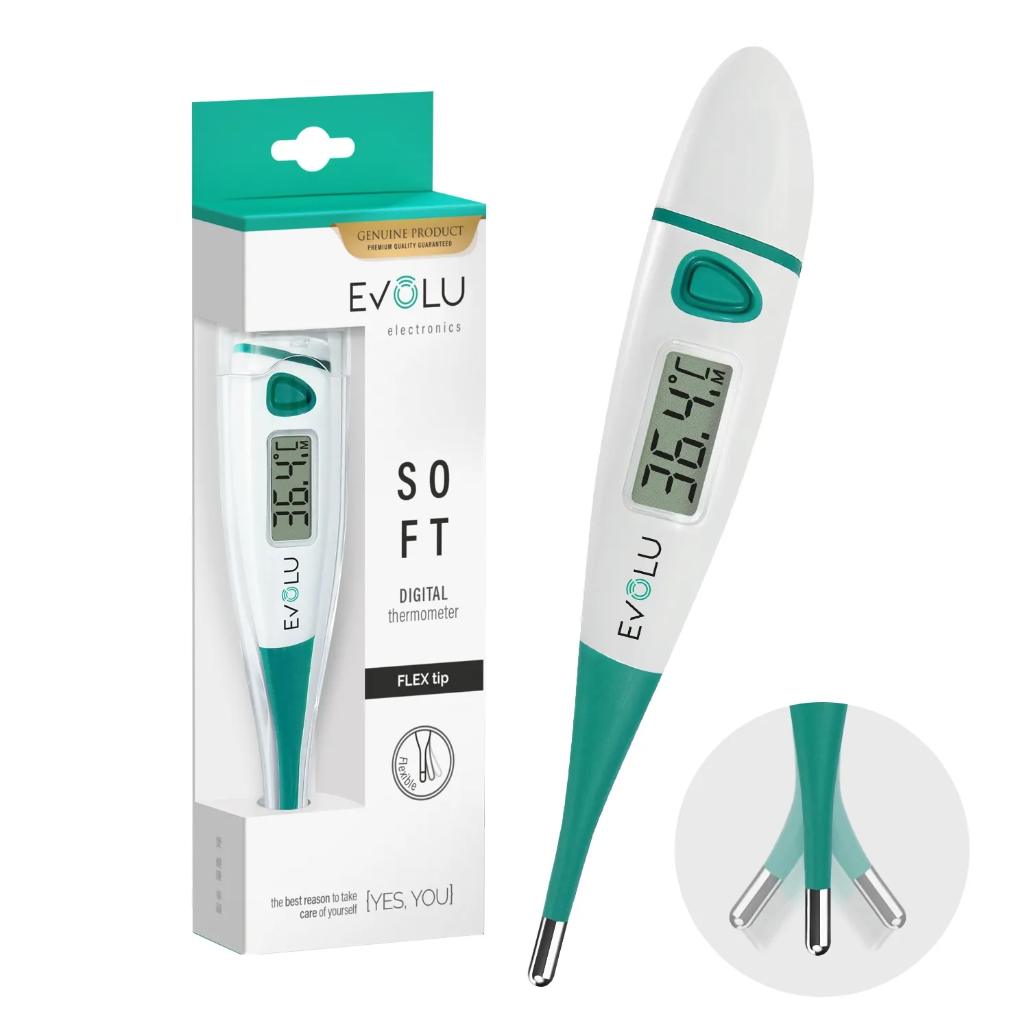 TERMOMEETER DIGITAALNE EVOLU SOFT DMT-4318 - Tootepilt 