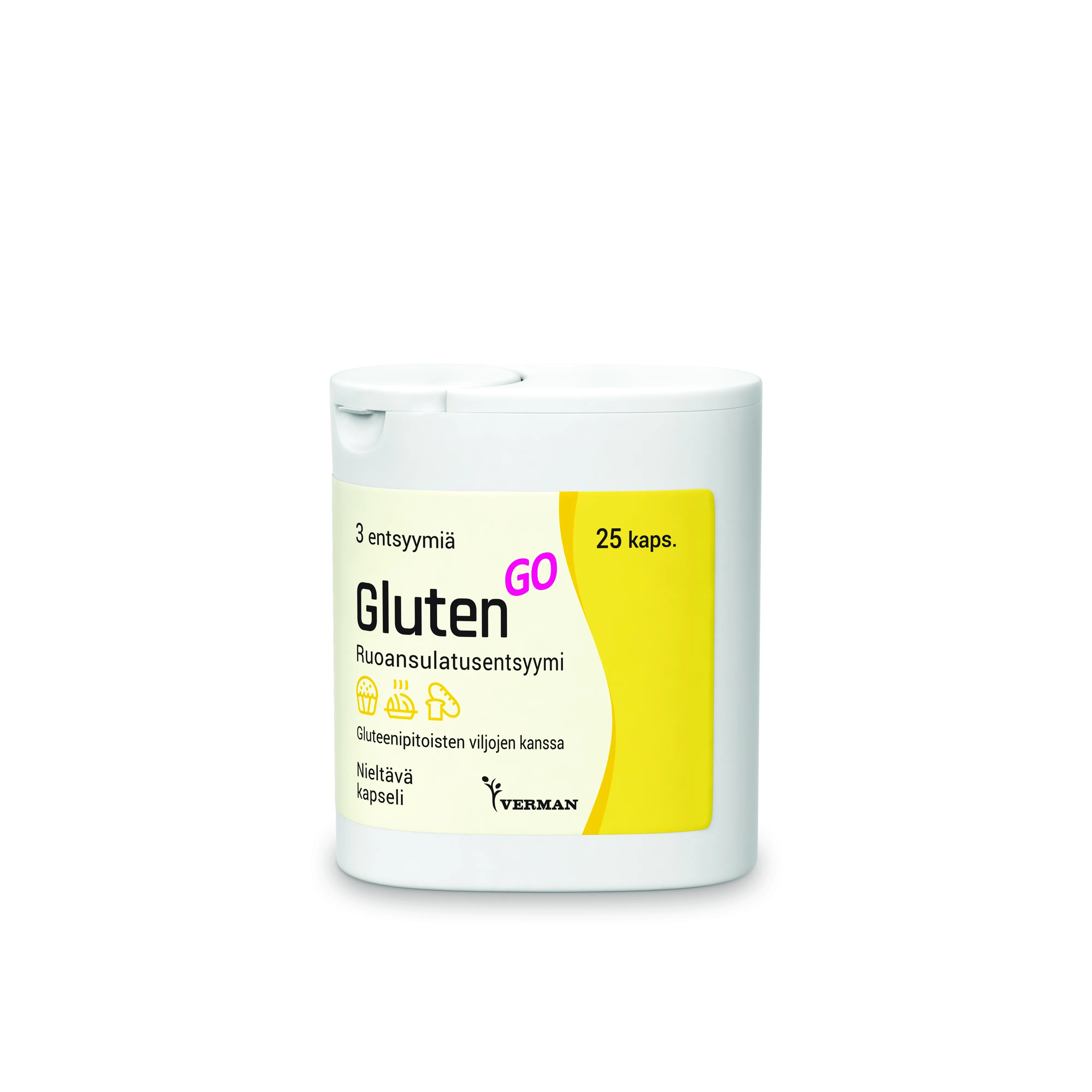 GLUTEN GO KAPSLID N25 - Tootepilt 