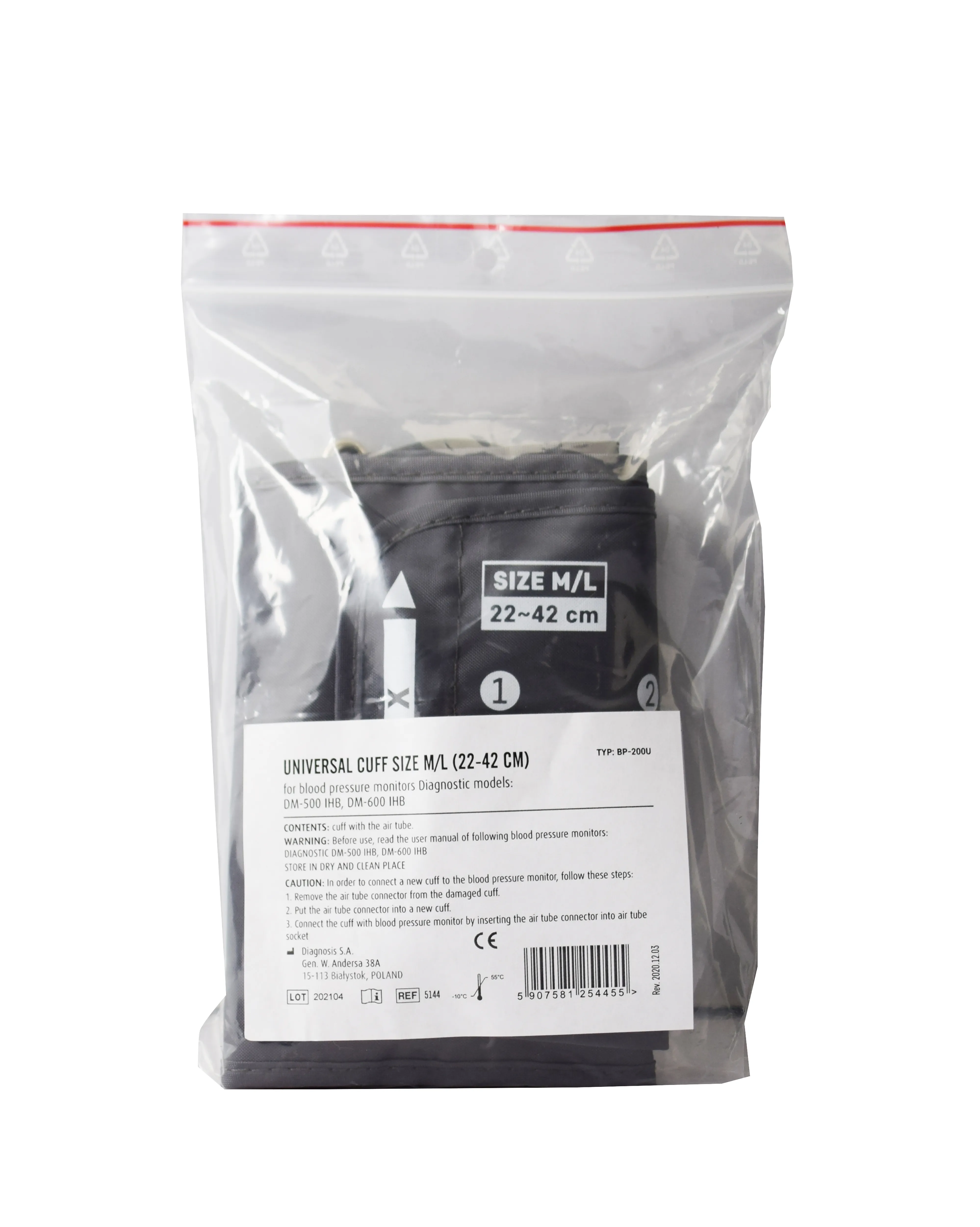 VERERÕHUAPARAADI DIAGNOSTIC MANSETT M/L (22-42 CM) - Tootepilt 
