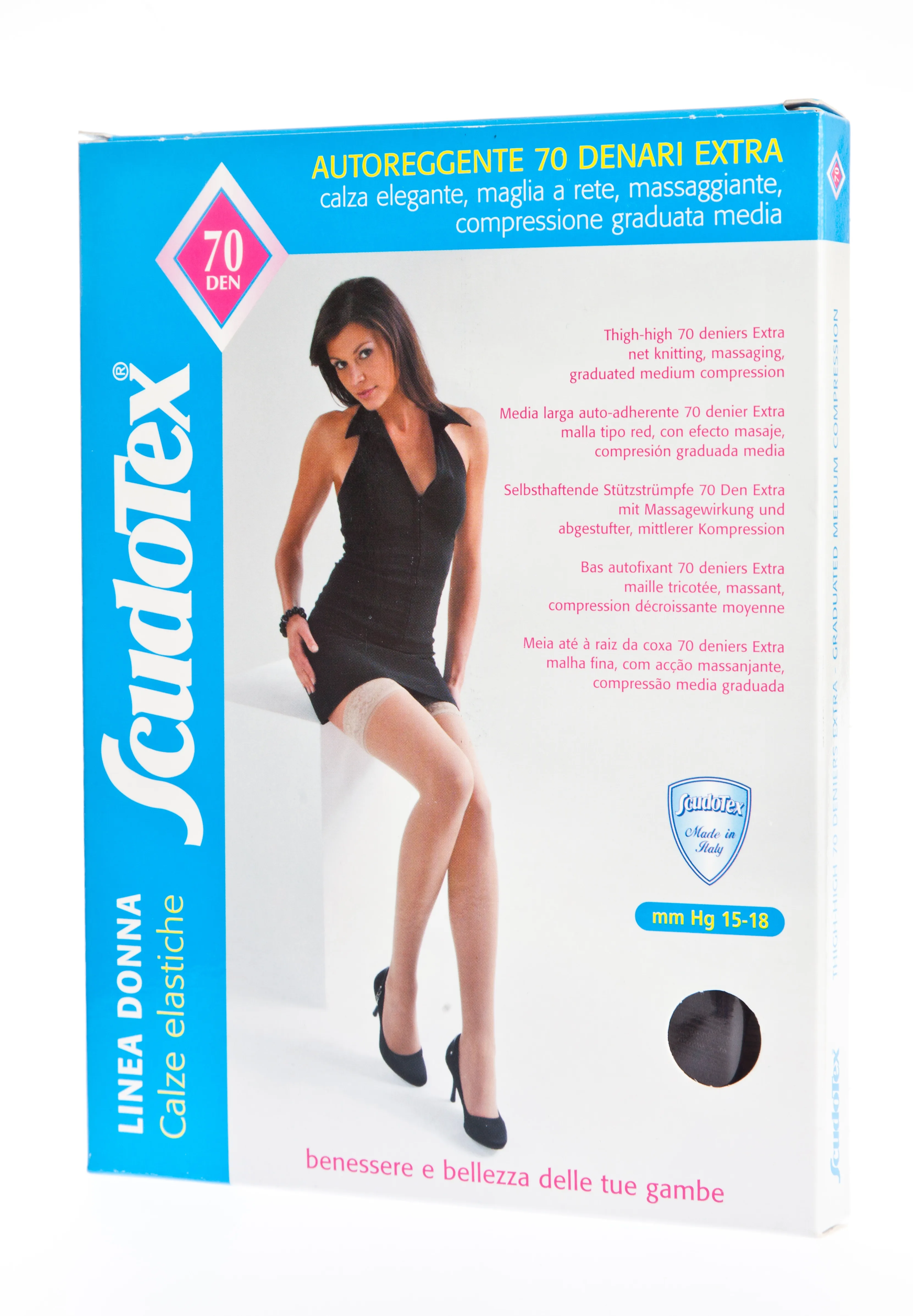 SCUDOTEX SUKAD PITSKUMMIGA 70DEN T3 NERO - Tootepilt 