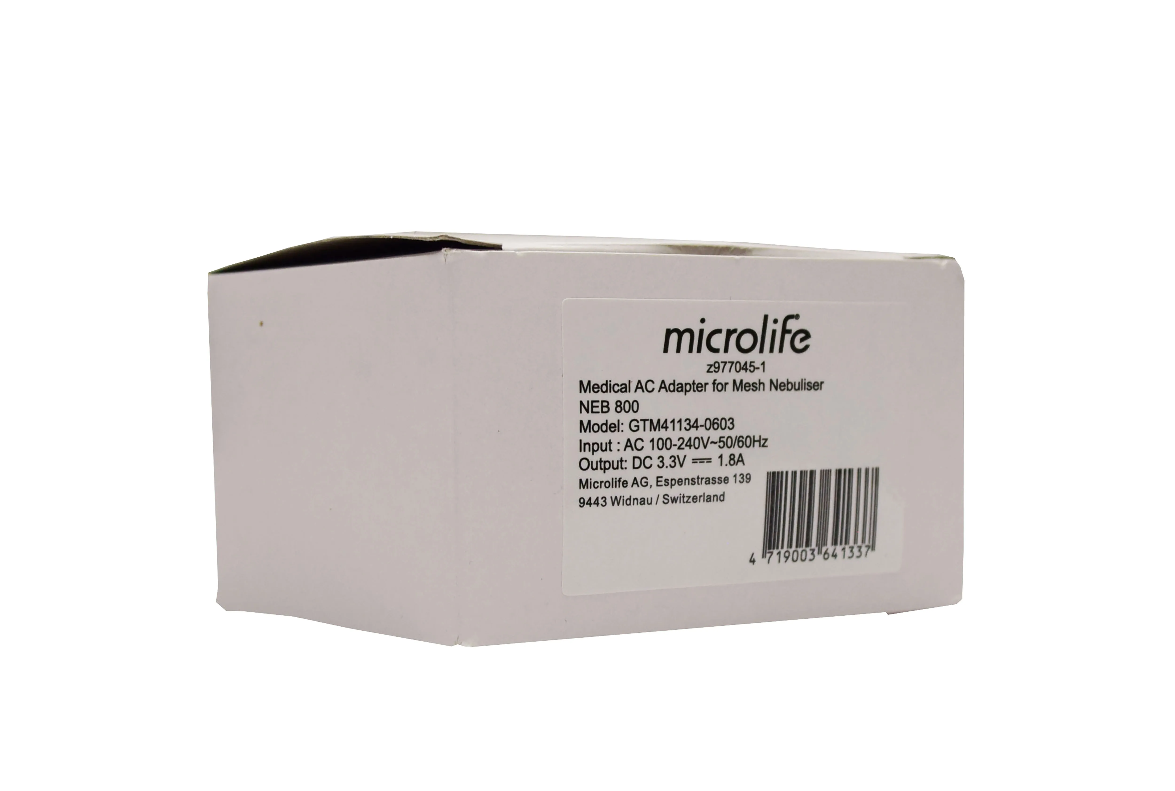 VÕRKNEBULISAATOR NEB 800 MICROLIFE AC VOOLUADAPTER - Tootepilt 