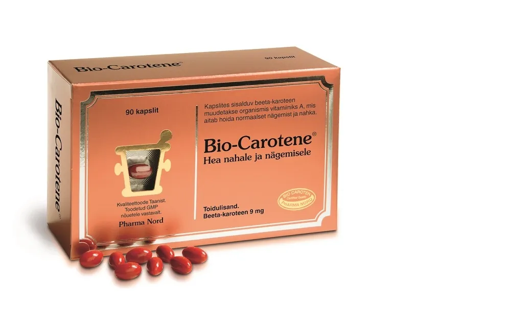 BIO-CAROTENE CAPS N90 - Tootepilt 