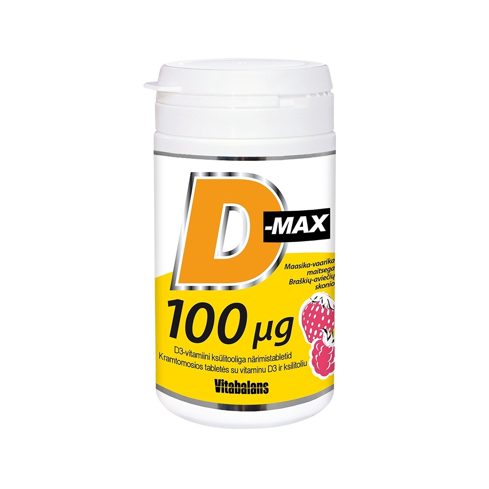 D-MAX NÄRIMISTABLETID 100MCG N90 - Tootepilt 
