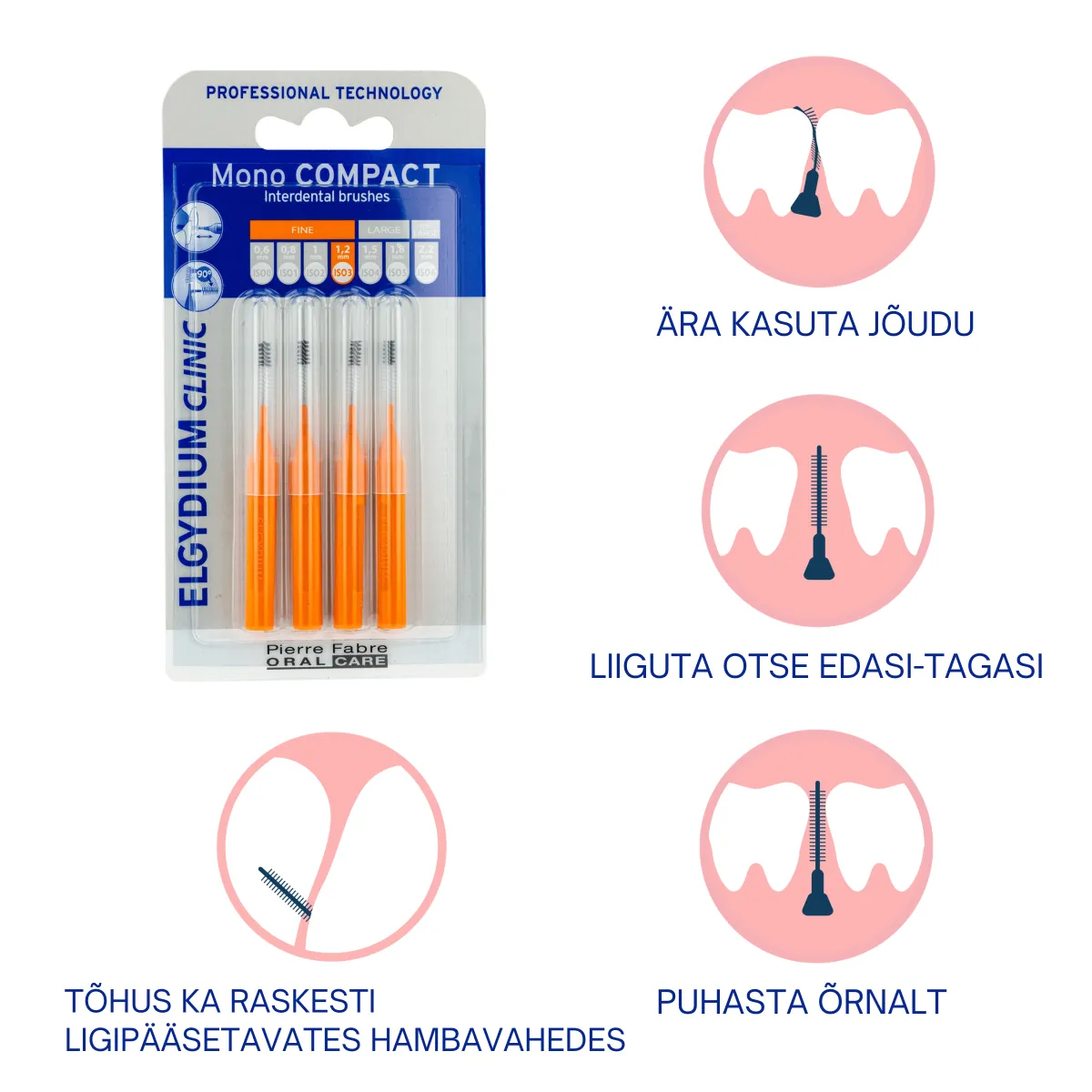 ELGYDIUM HAMBAVAHEHARI CLINIC MONOCOMPACT ORANŽ - Tootepilt 3