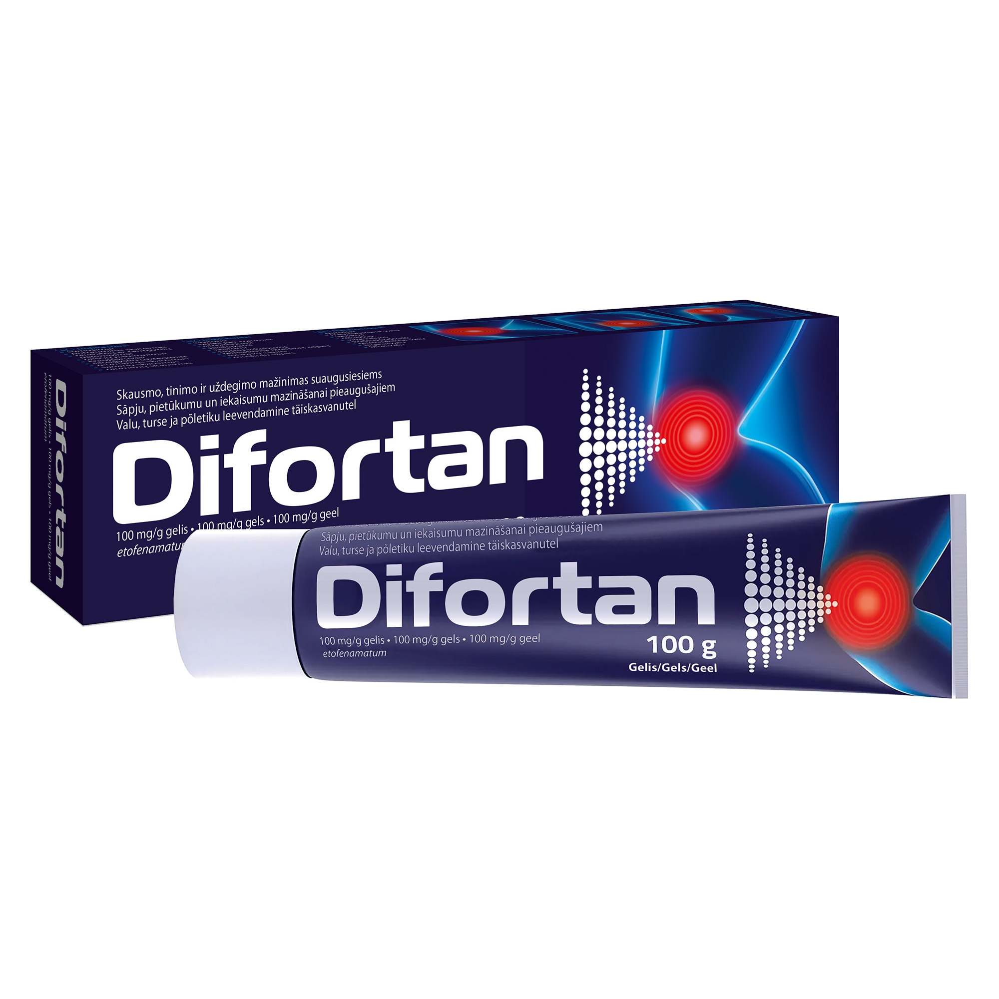 DIFORTAN GEEL 100MG/G 100G N1 - Tootepilt 