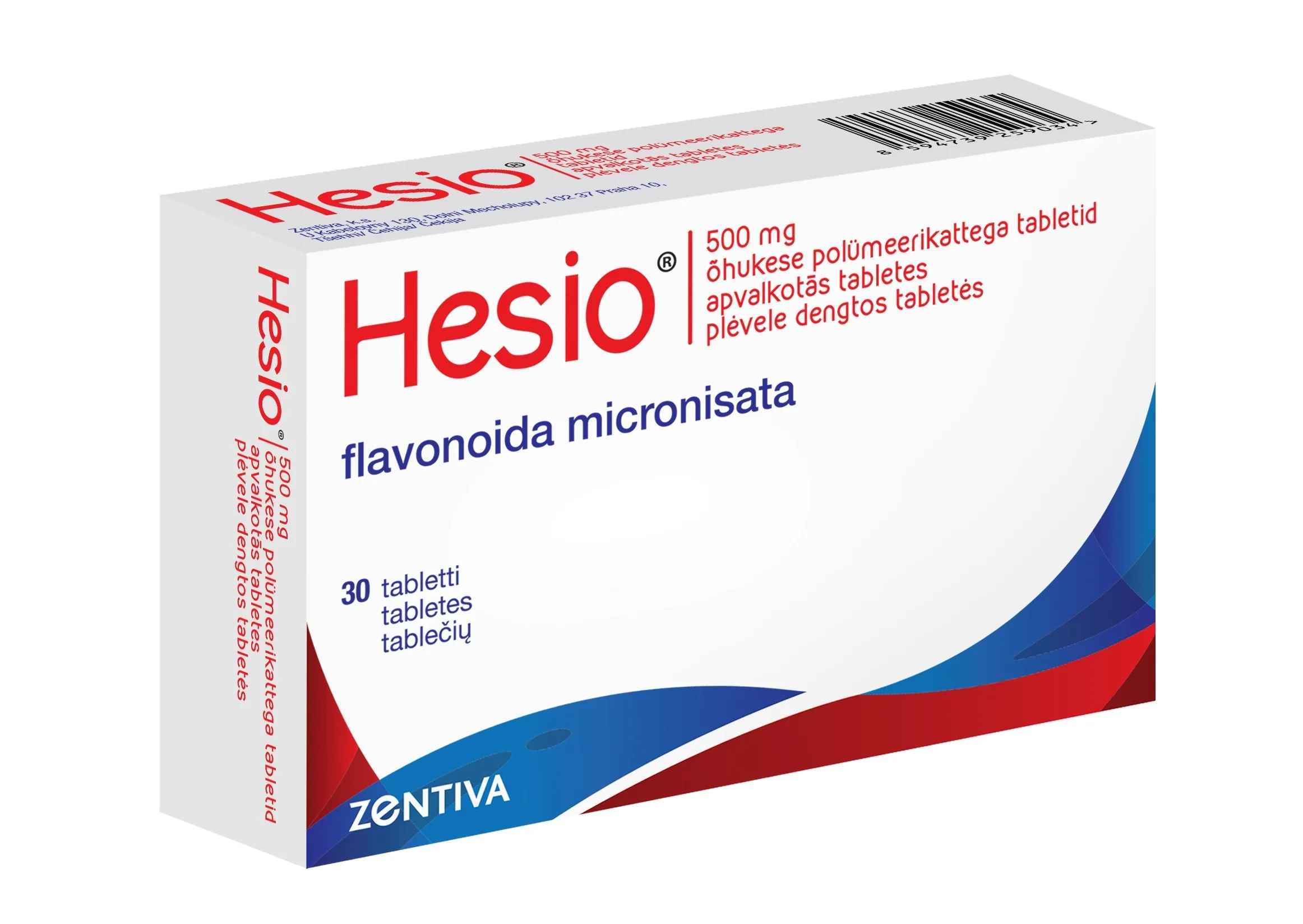 HESIO KATTEGA TBL 450MG+50MG N30 - Tootepilt 