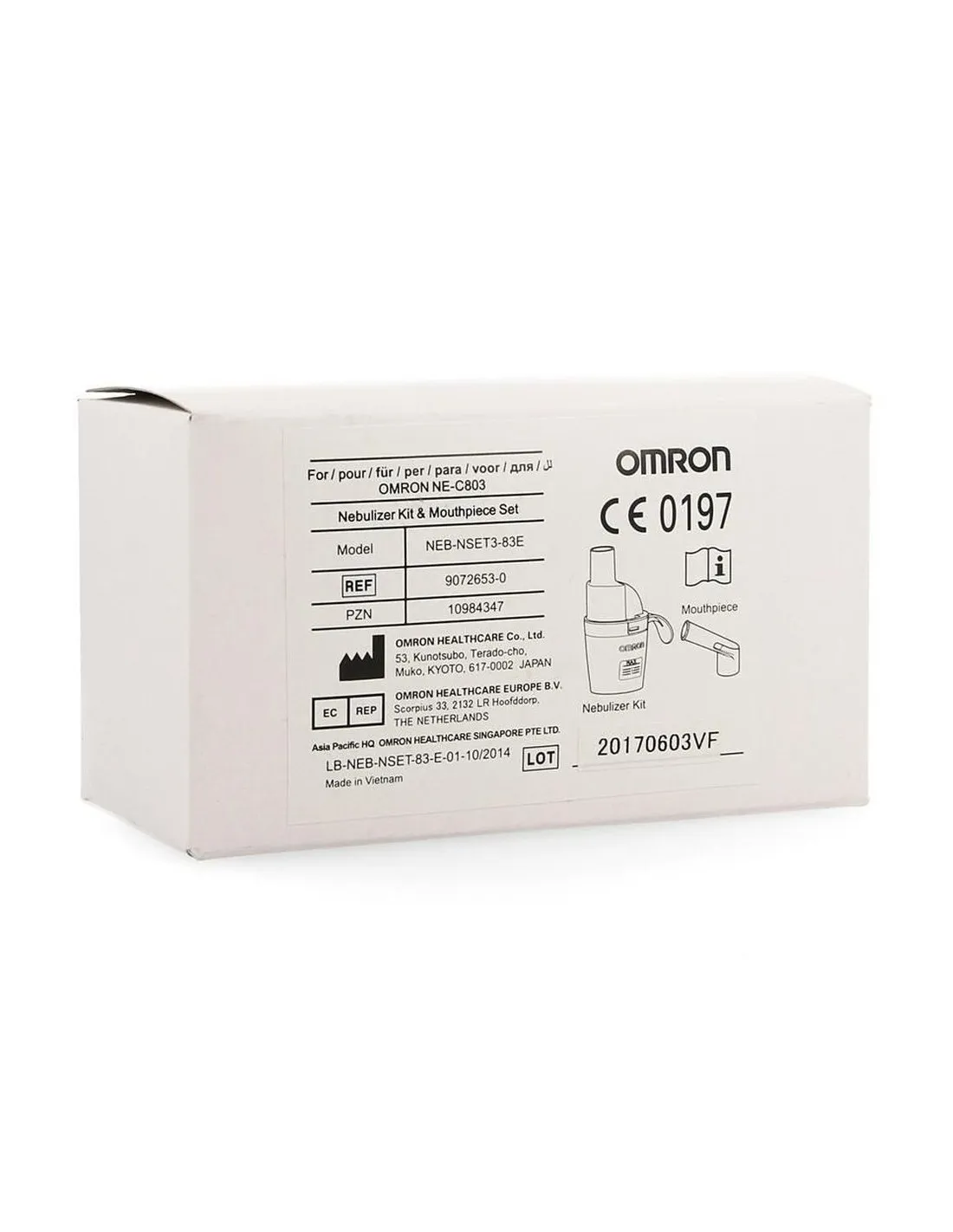 INHALAATORI OMRON NE-C803 VARUOSADE KOMPLEKT - Tootepilt 