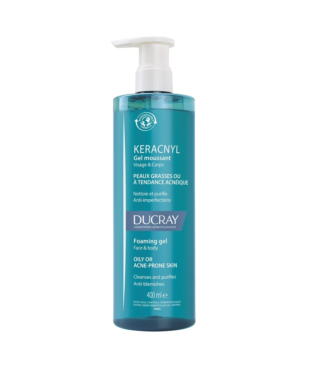DUCRAY KERACNYL PESUGEEL PROBLEEMSELE NAHALE 400ML - Tootepilt 