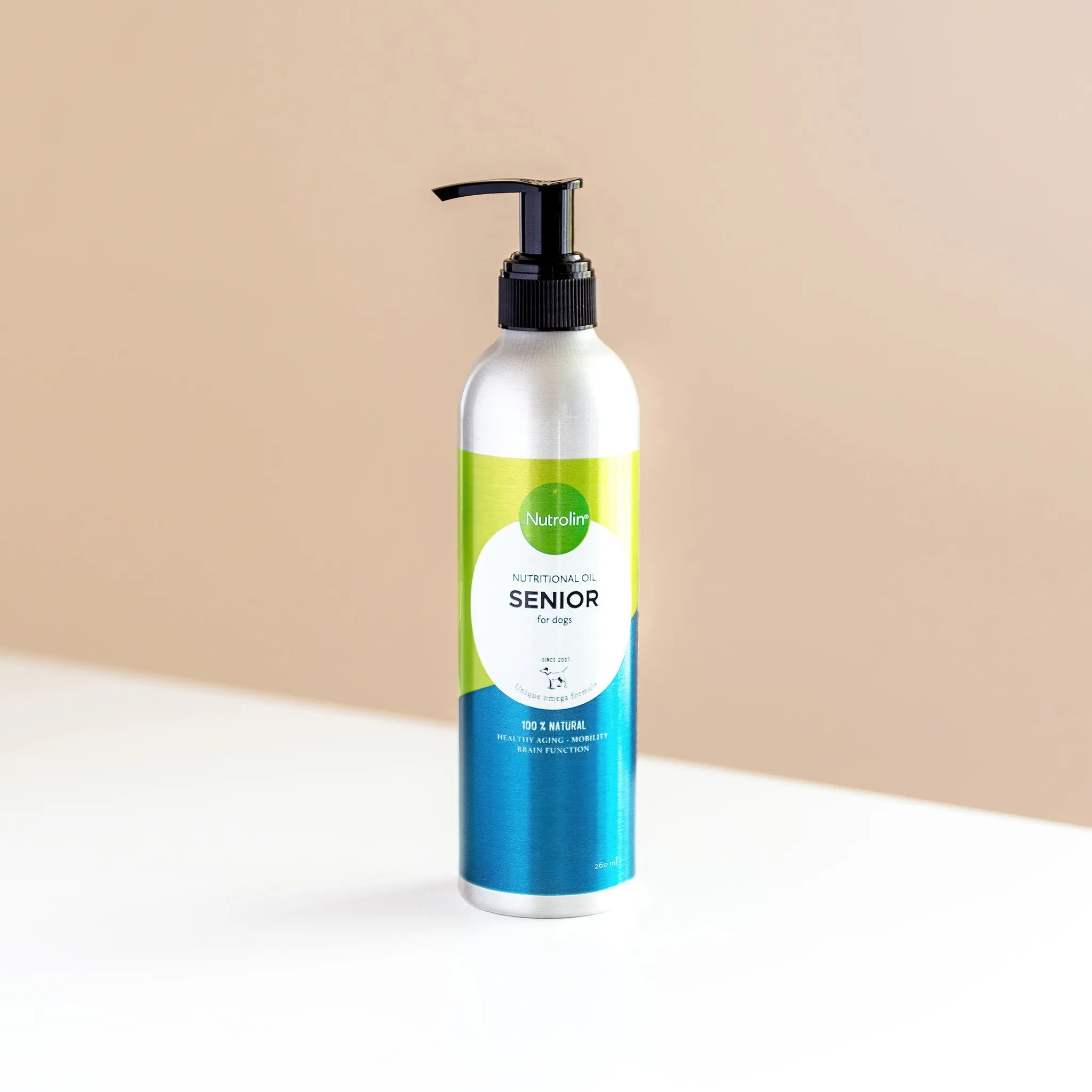 Nutrolin õli seenior koerale 260 ml - Tootepilt 