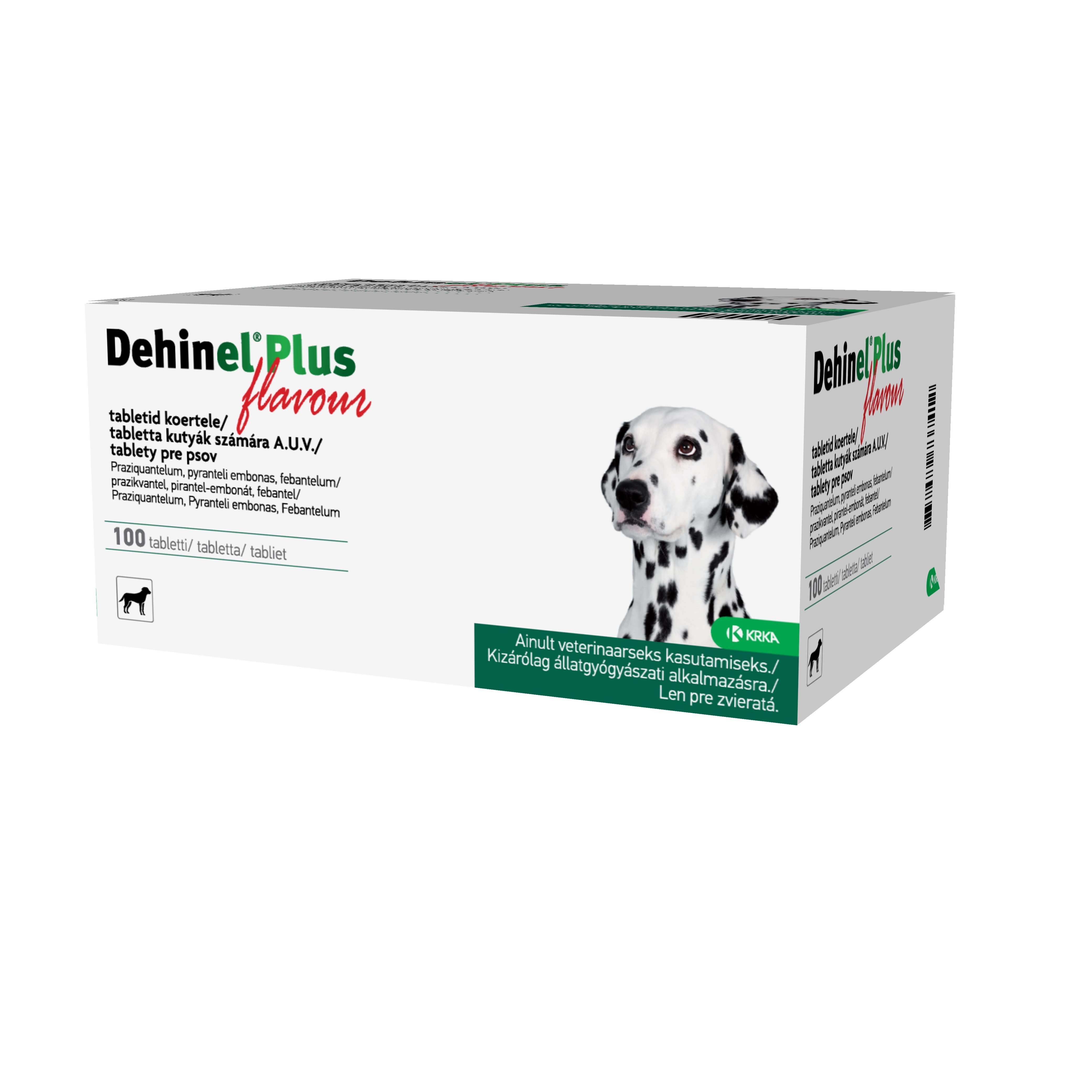 DEHINEL PLUS FLAVOUR TABL 50MG+150MG+144MG N100 - Tootepilt 