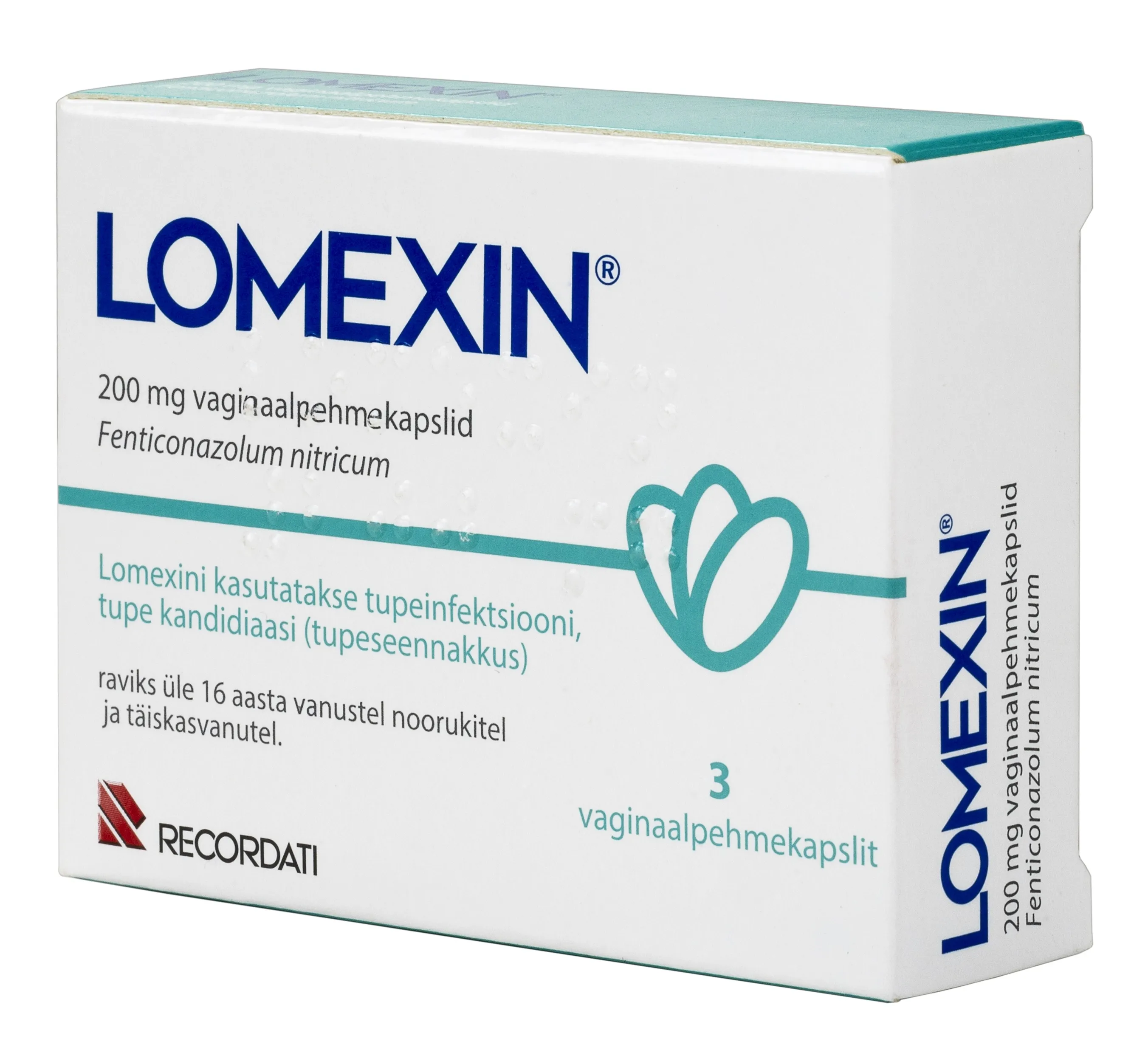 LOMEXIN VAGIN CAPS 200MG N3 - Tootepilt 